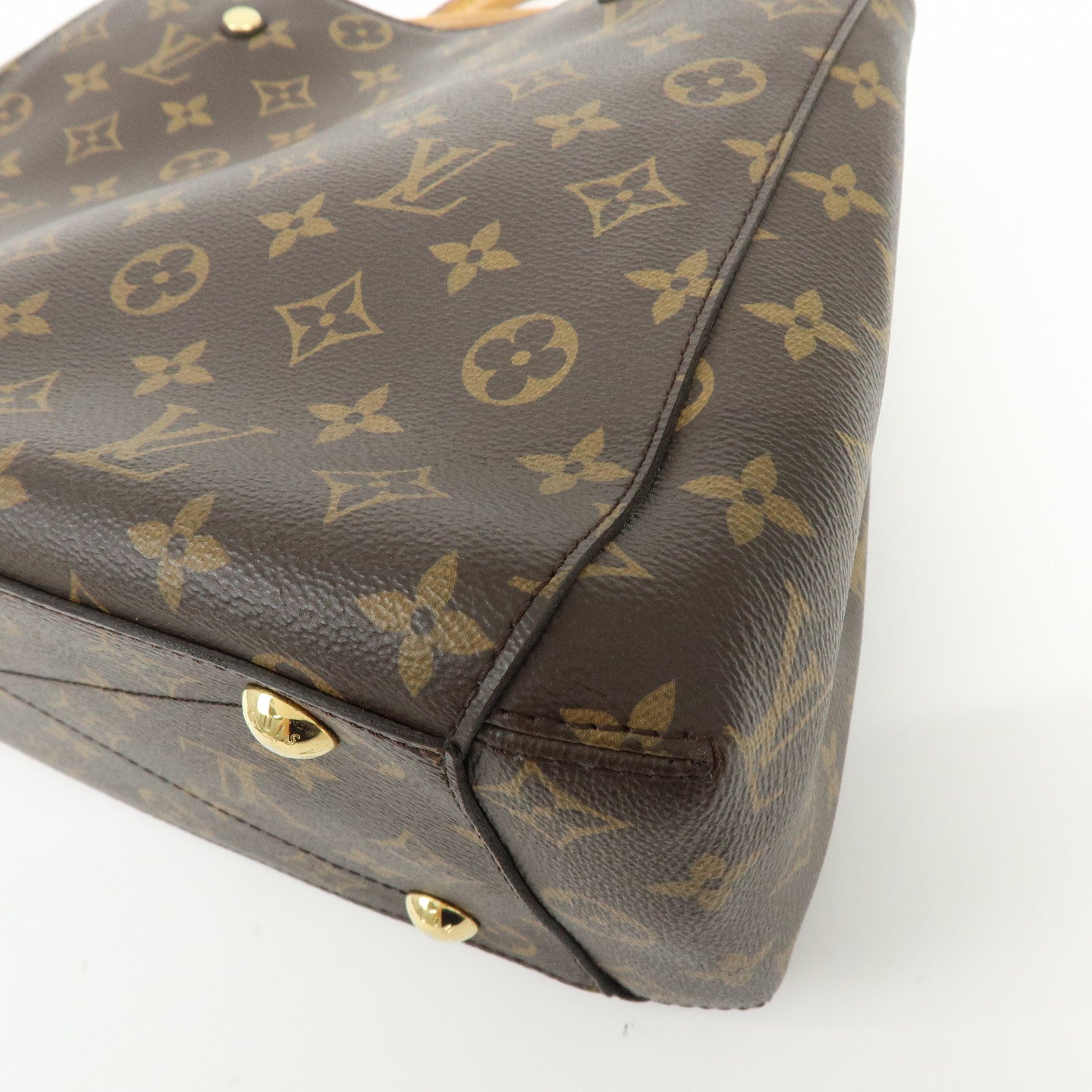Louis Vuitton Monogram Montaigne MM 2Way Bag Hand Bag Brown M41056