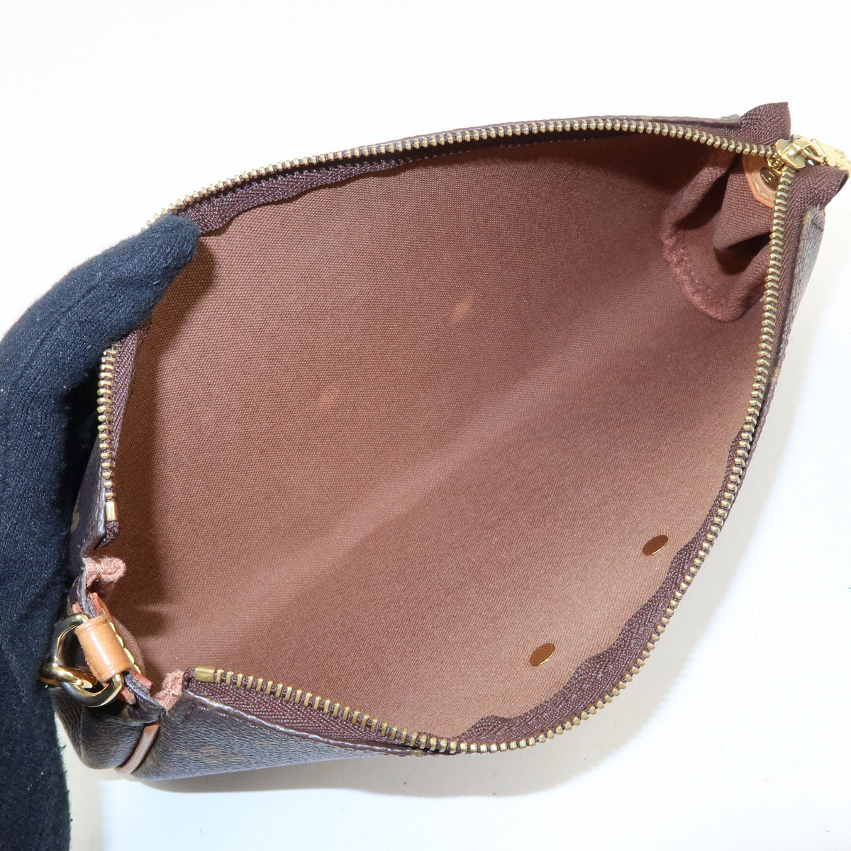 Louis Vuitton Monogram Eva 2Way Chain Shoulder Bag Pouch Brown M95567