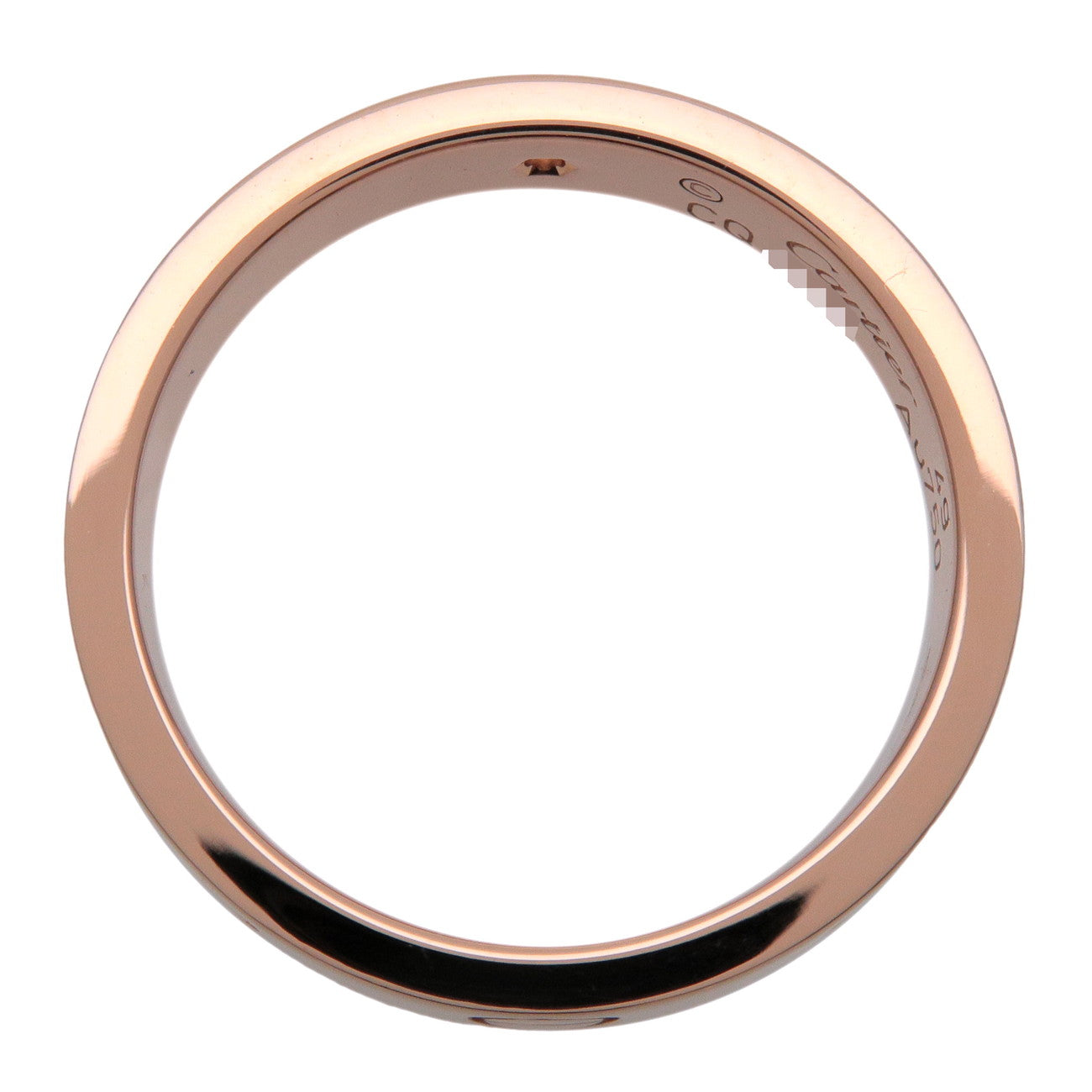 Cartier Mini Love 1P Diamond Ring K18 750PG #49 US5 EU49 HK10