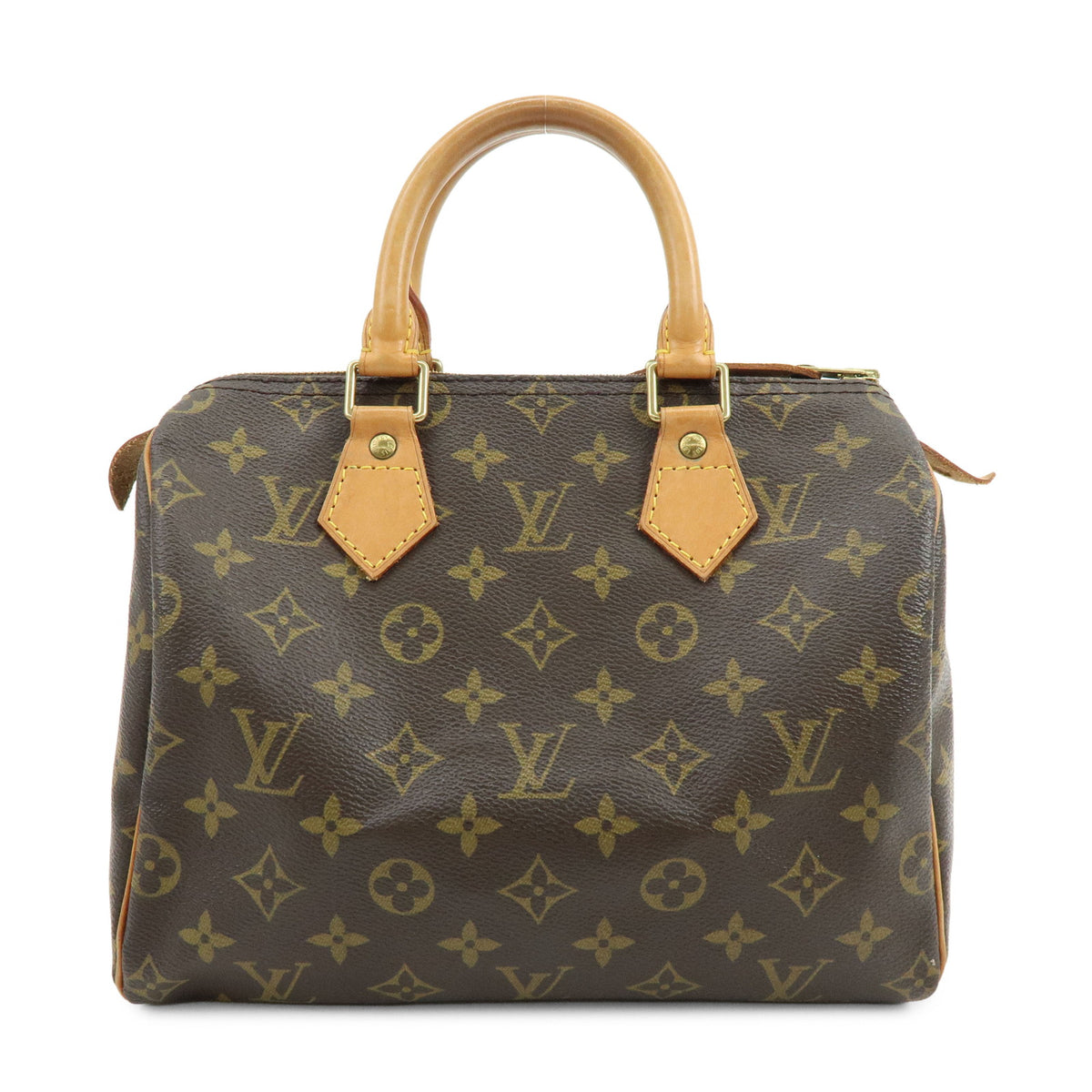 Louis Vuitton Monogram Speedy 25 Boston Bag Hand Bag Brown M41528