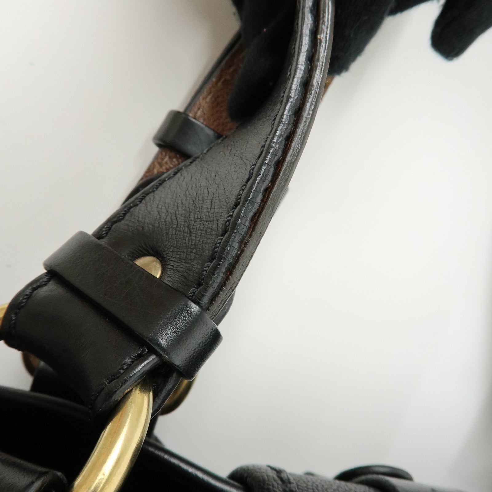 Chloe Kerala Leather Shoulder Bag Hand Bag Satchel Bag Black