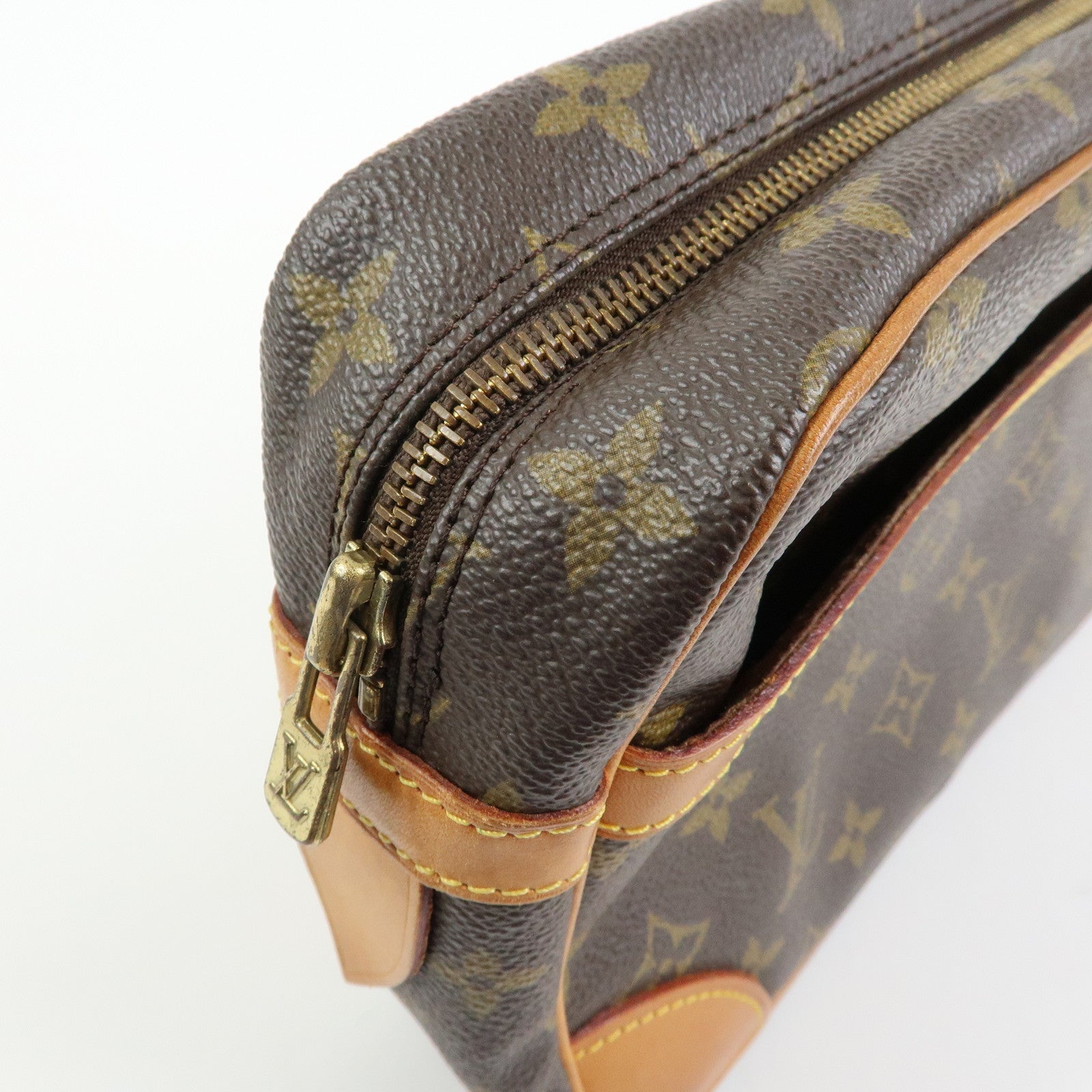 Louis Vuitton Monogram Compiegne 28 Pouch Clutch Bag Pouch Brown M51845