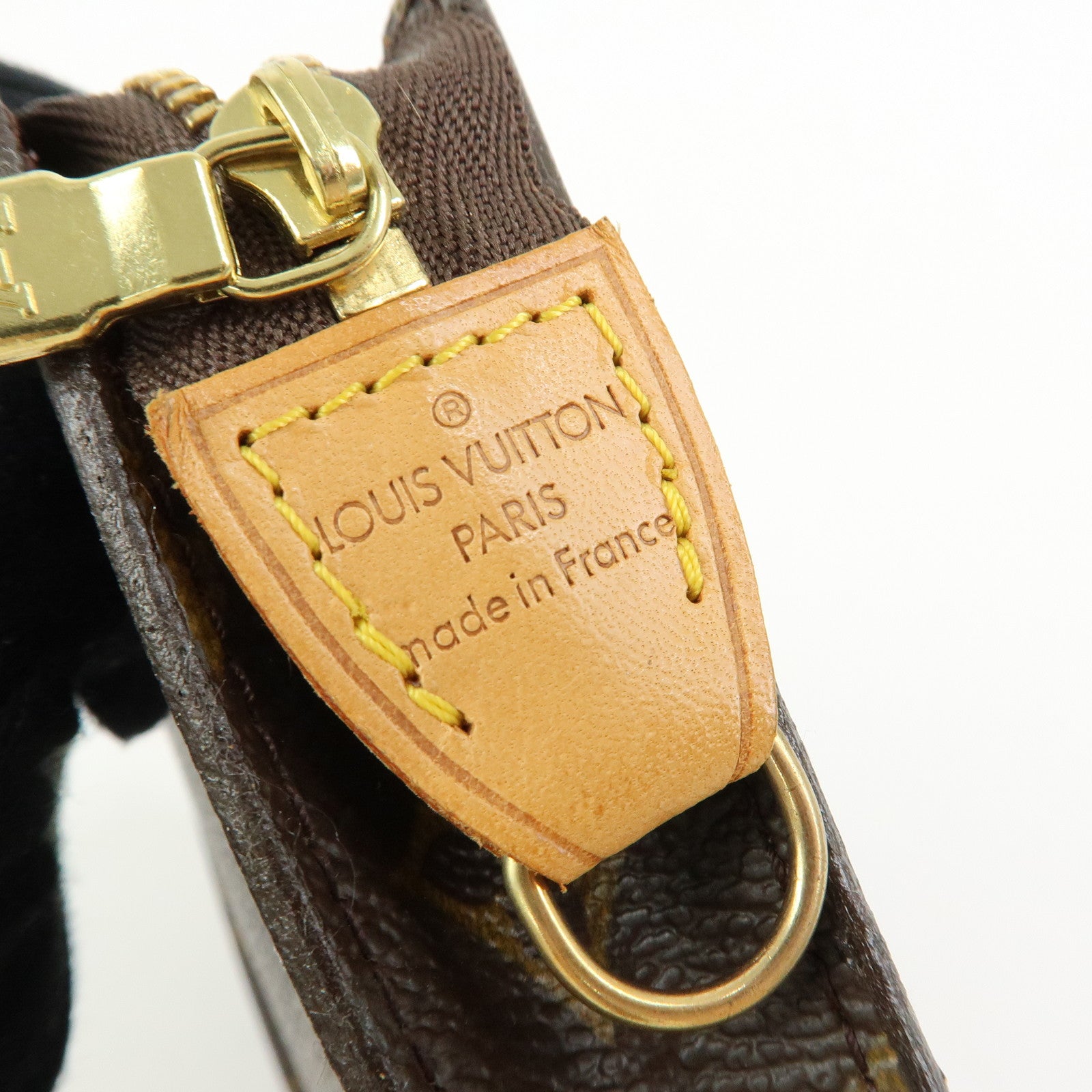 Louis Vuitton Monogram Pouch for Bucket PM Bag Accessory Pouch Brown