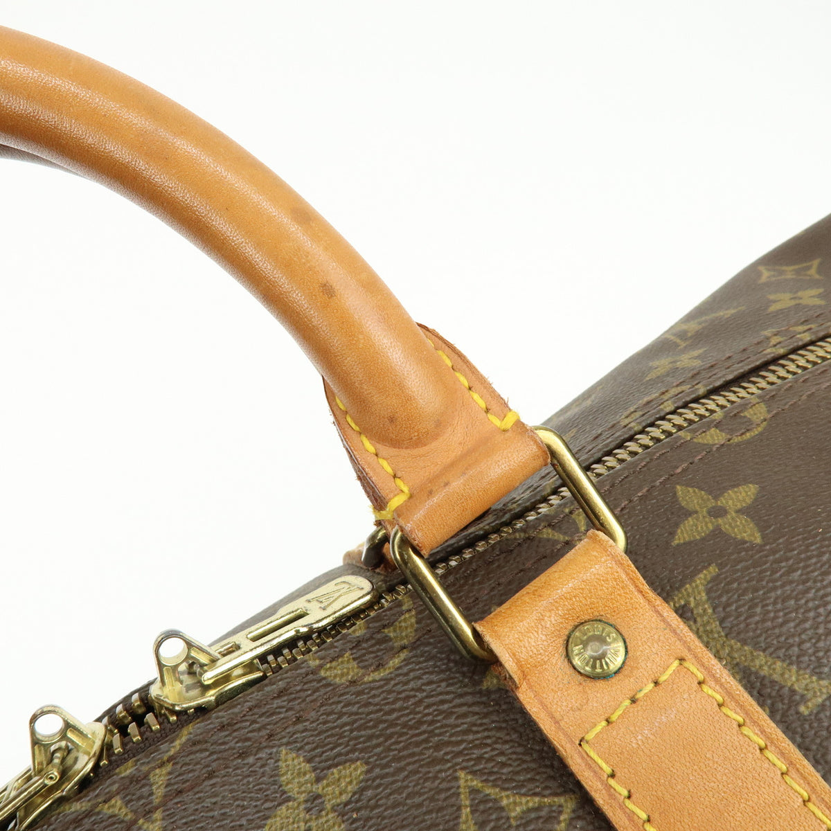 Louis Vuitton Monogram Keep All Bandouliere 55 Boston Bag M41414
