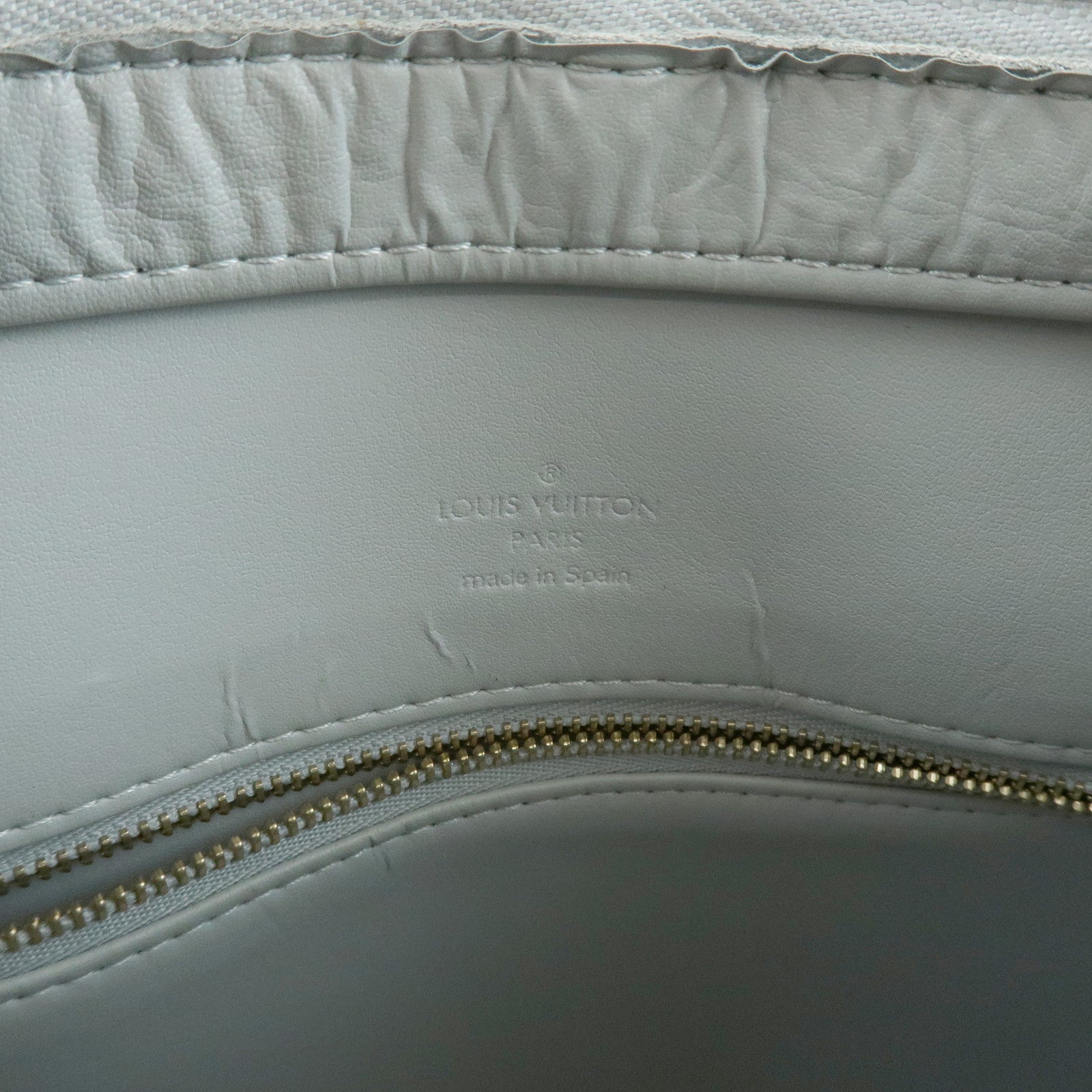 Louis Vuitton Monogram Vernis Houston Hand Bag Gris M91053