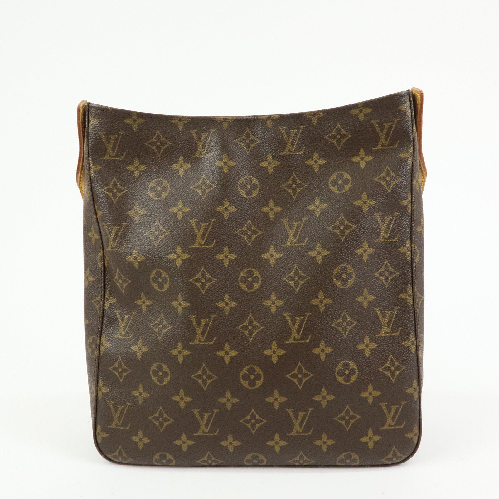 Louis Vuitton Monogram Looping GM Canvas Shoulder Bag Brown M51145