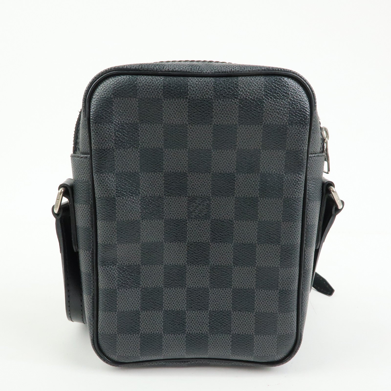 Louis Vuitton Damier Graphite Rem Shoulder Bag Black N41446