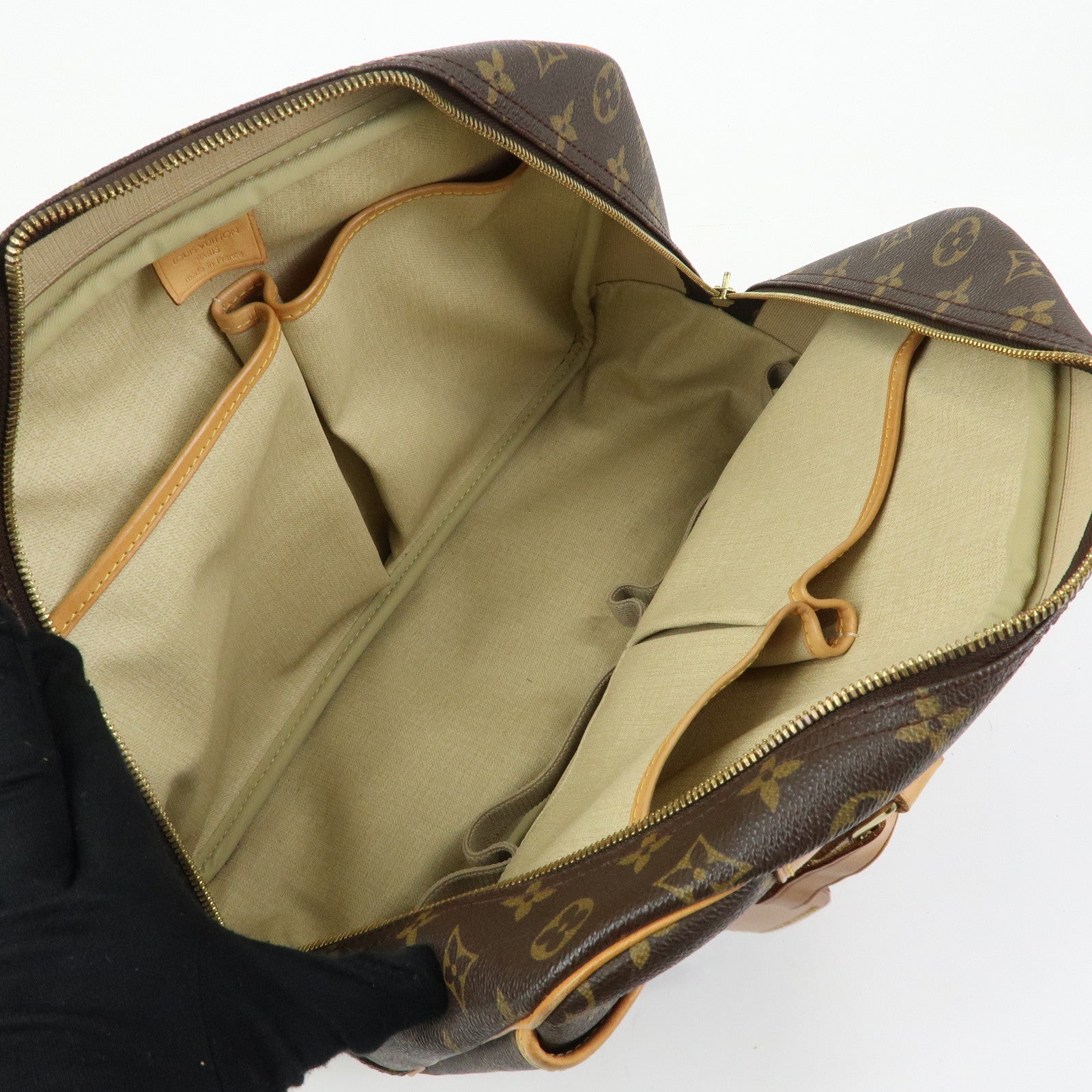 Louis Vuitton Monogram Canvas Deauville Hand Bag Brown M47270