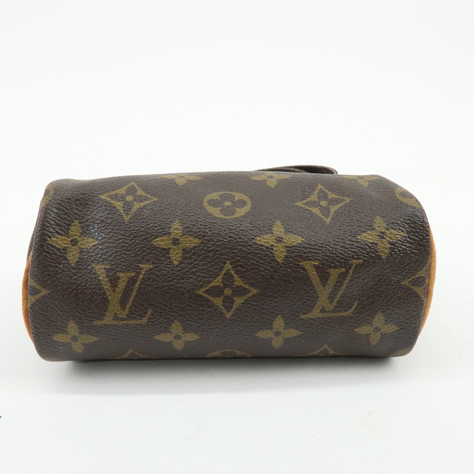 Louis Vuitton Monogram Canvas Mini Speedy Hand Bag & Strap M41534