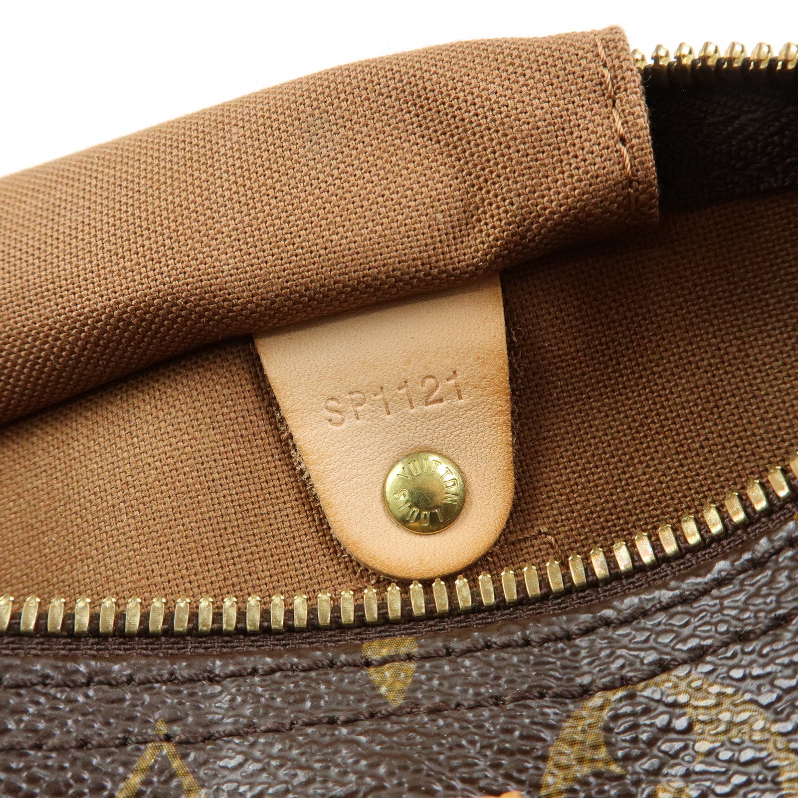 Louis Vuitton Monogram Speedy Bandouliere 30 Boston Bag Brown M40391
