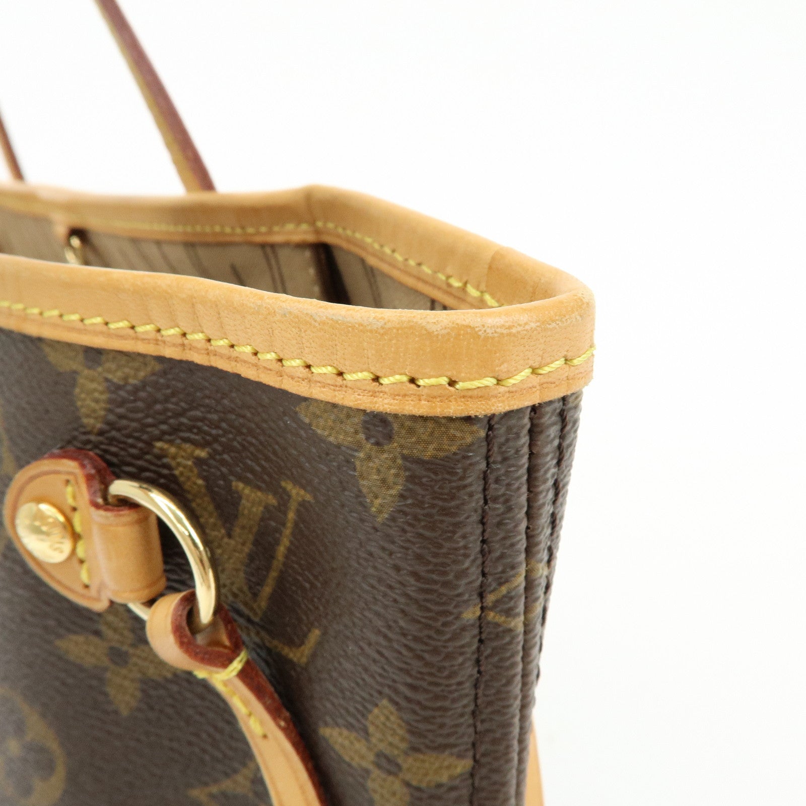 Louis Vuitton Monogram Neverfull PM Tote Bag Hand Bag Brown M40155