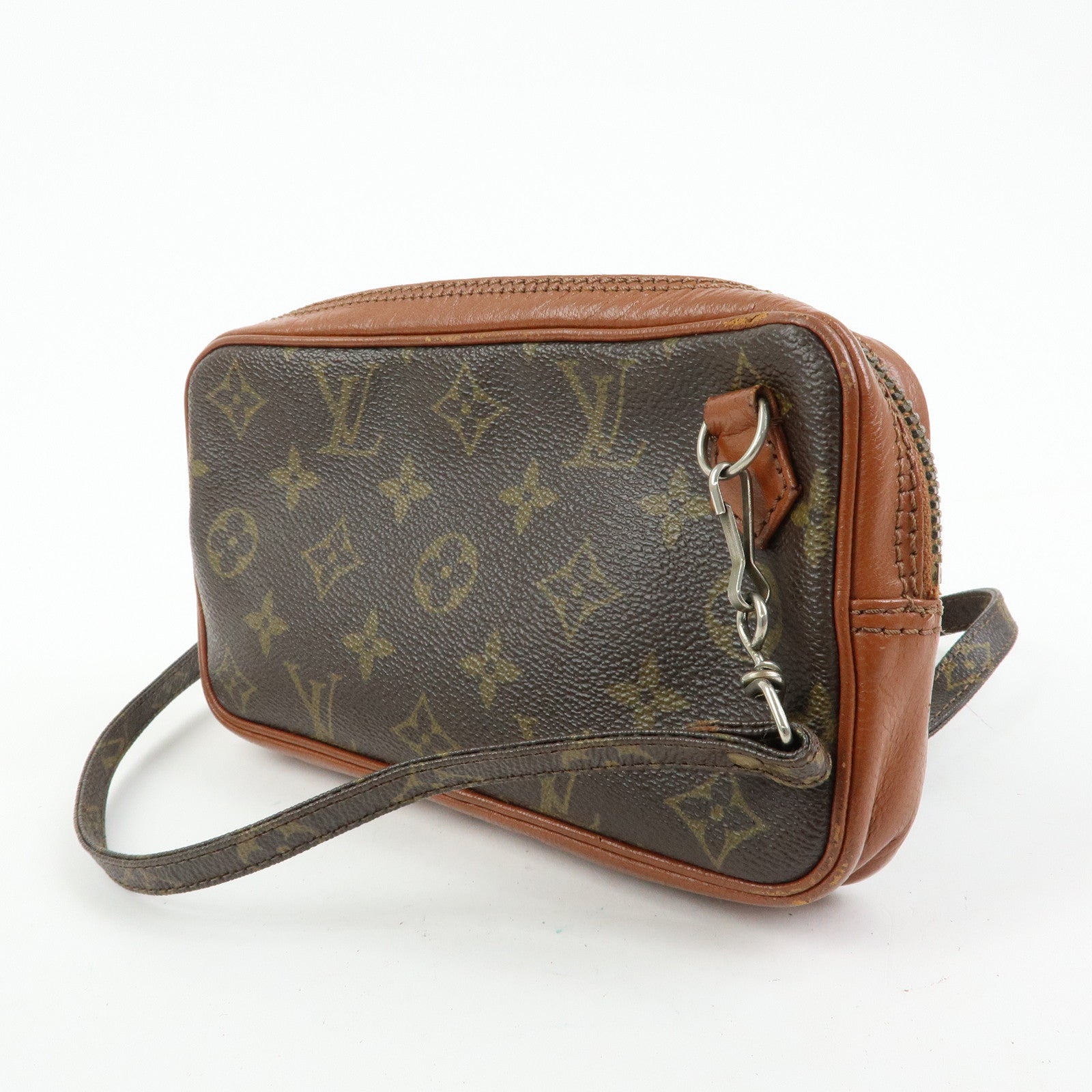 Louis Vuitton Monogram Pochette Marly Bandouliere Bag Brown M51828