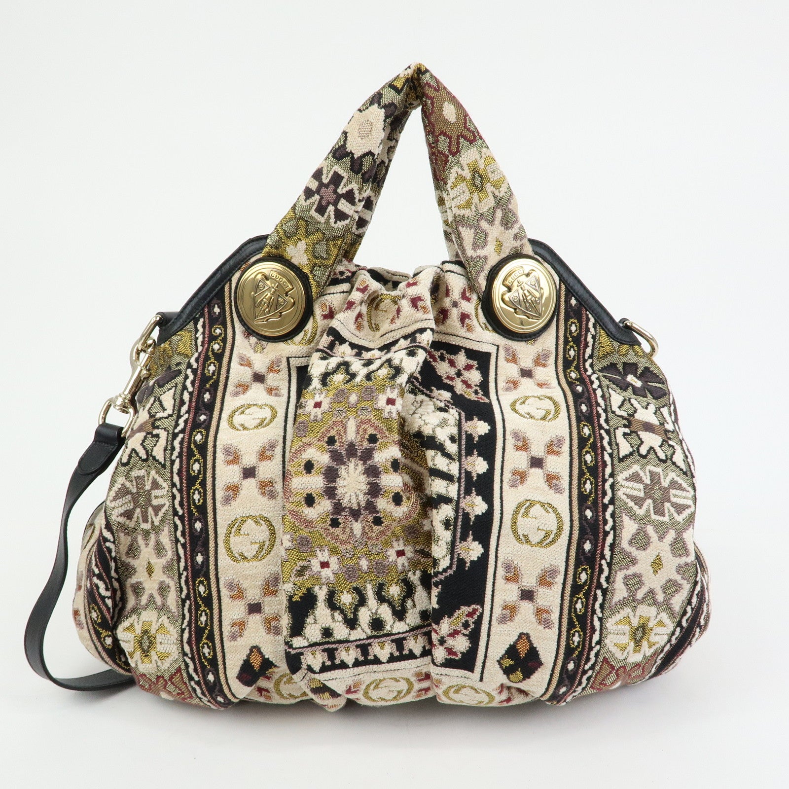 GUCCI Jacquard Hysteria Tapestry 2Way Hand Shoulder Bag 197016