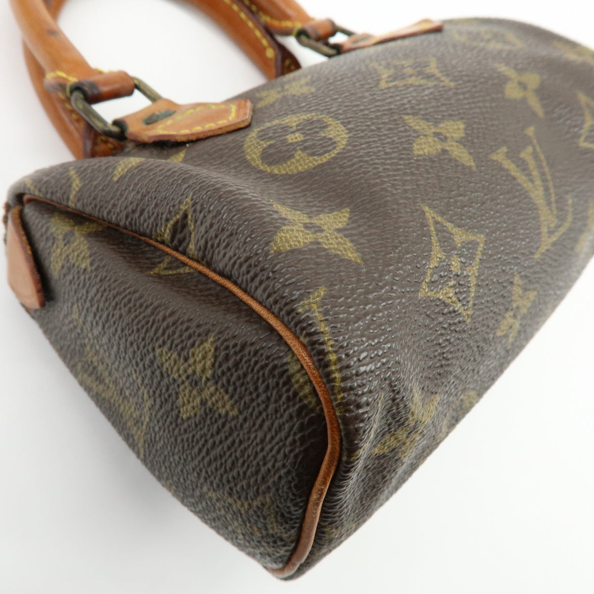 Louis Vuitton Monogram Canvas Mini Speedy Hand Bag Brown M41534