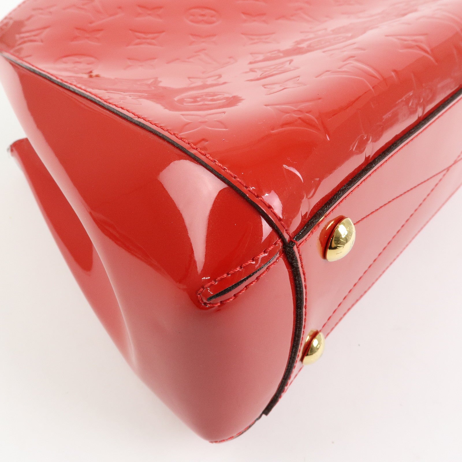 Louis Vuitton Monogram Vernis Montaigne MM 2Way Bag Cerise M50167
