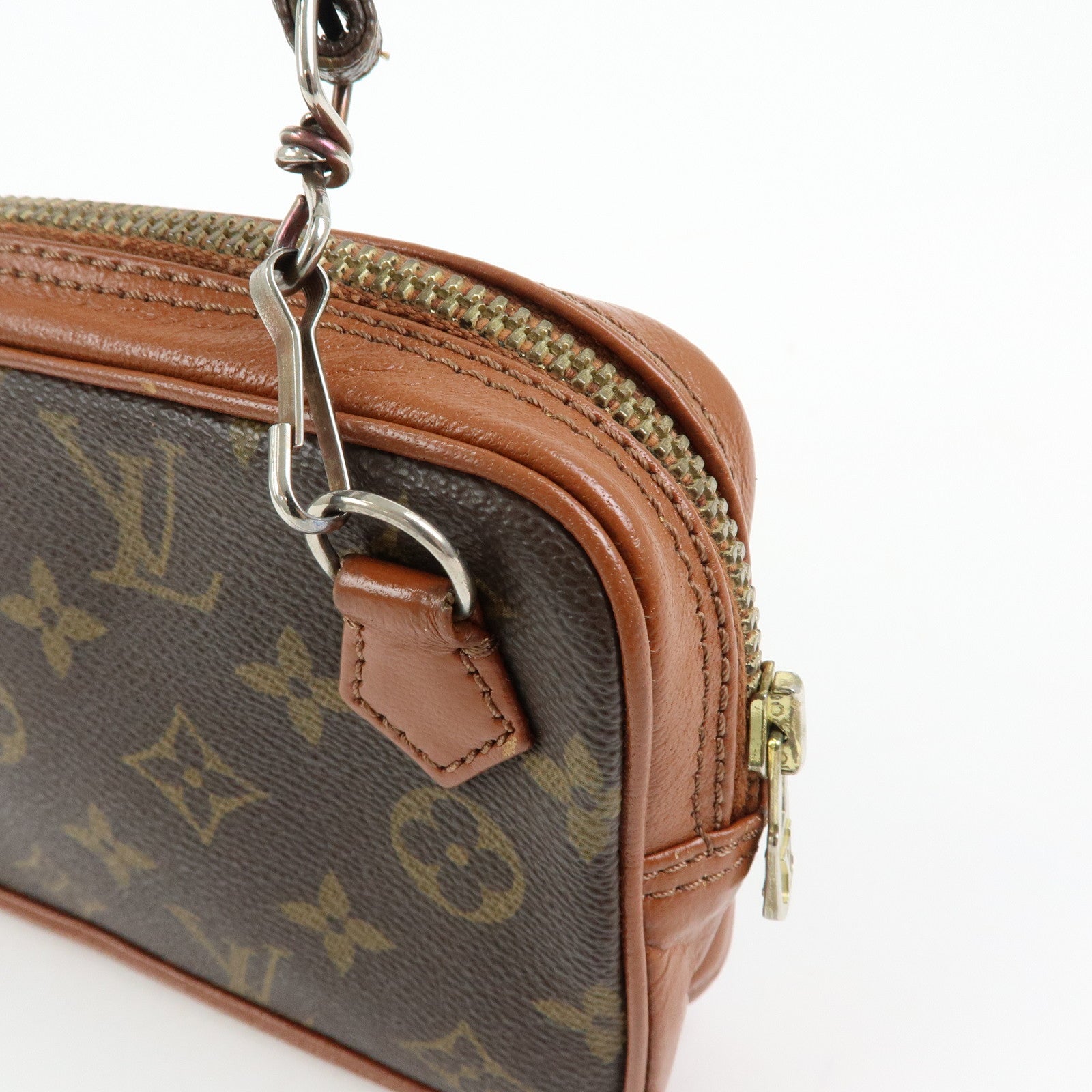 Louis Vuitton Monogram Pochette Marly Bandouliere Bag Brown M51828