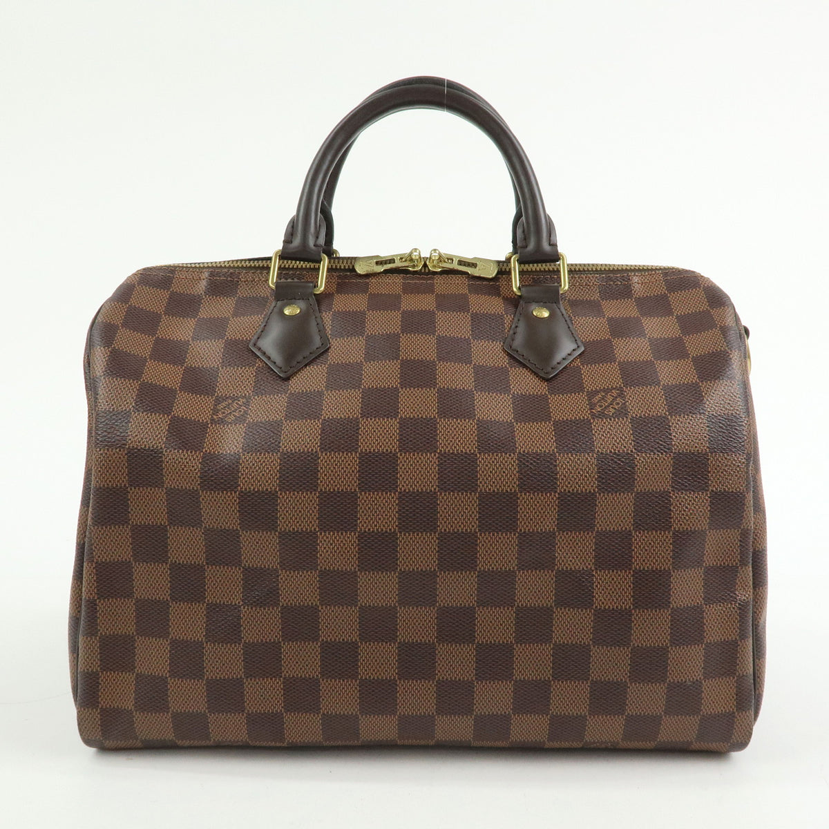 Louis Vuitton Damier Speedy Bandouliere 30 Boston Bag Brown N41367