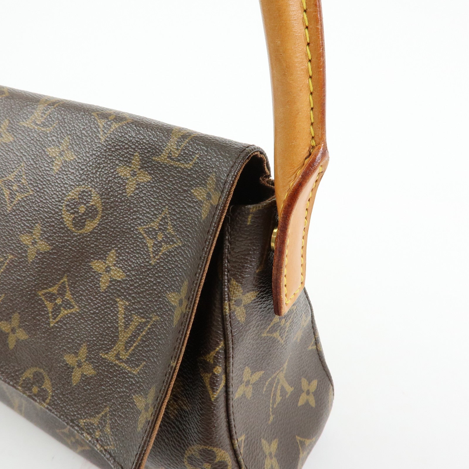 Louis Vuitton Monogram Mini Looping Shoulder Bag Brown M51147