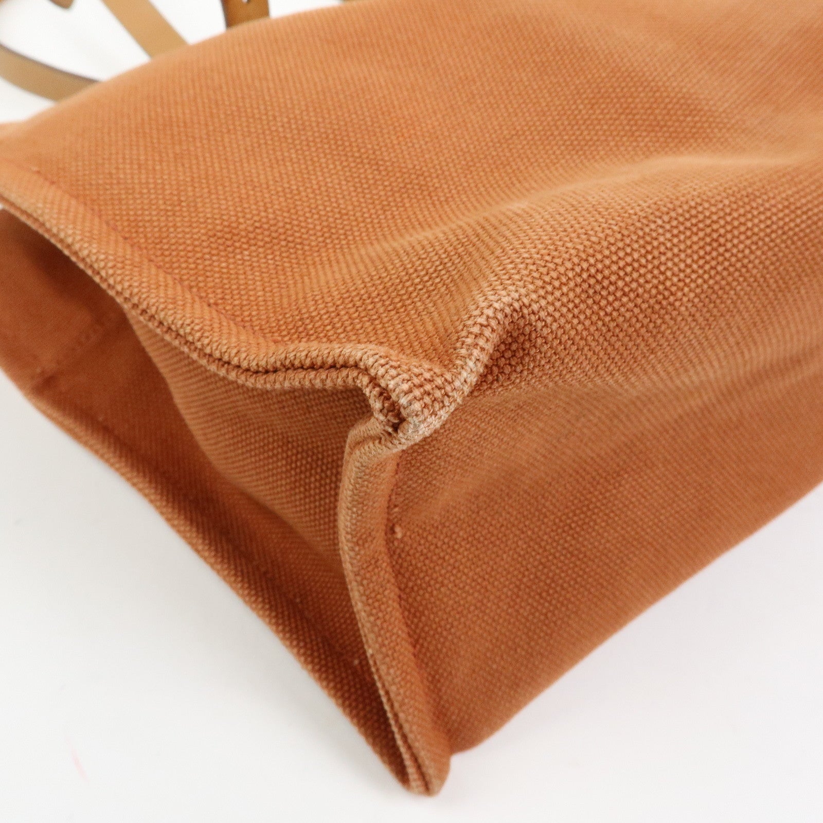 HERMES Etriviere Elan Toile Goeland Tote Bag Shoulder Bag □O Stamped