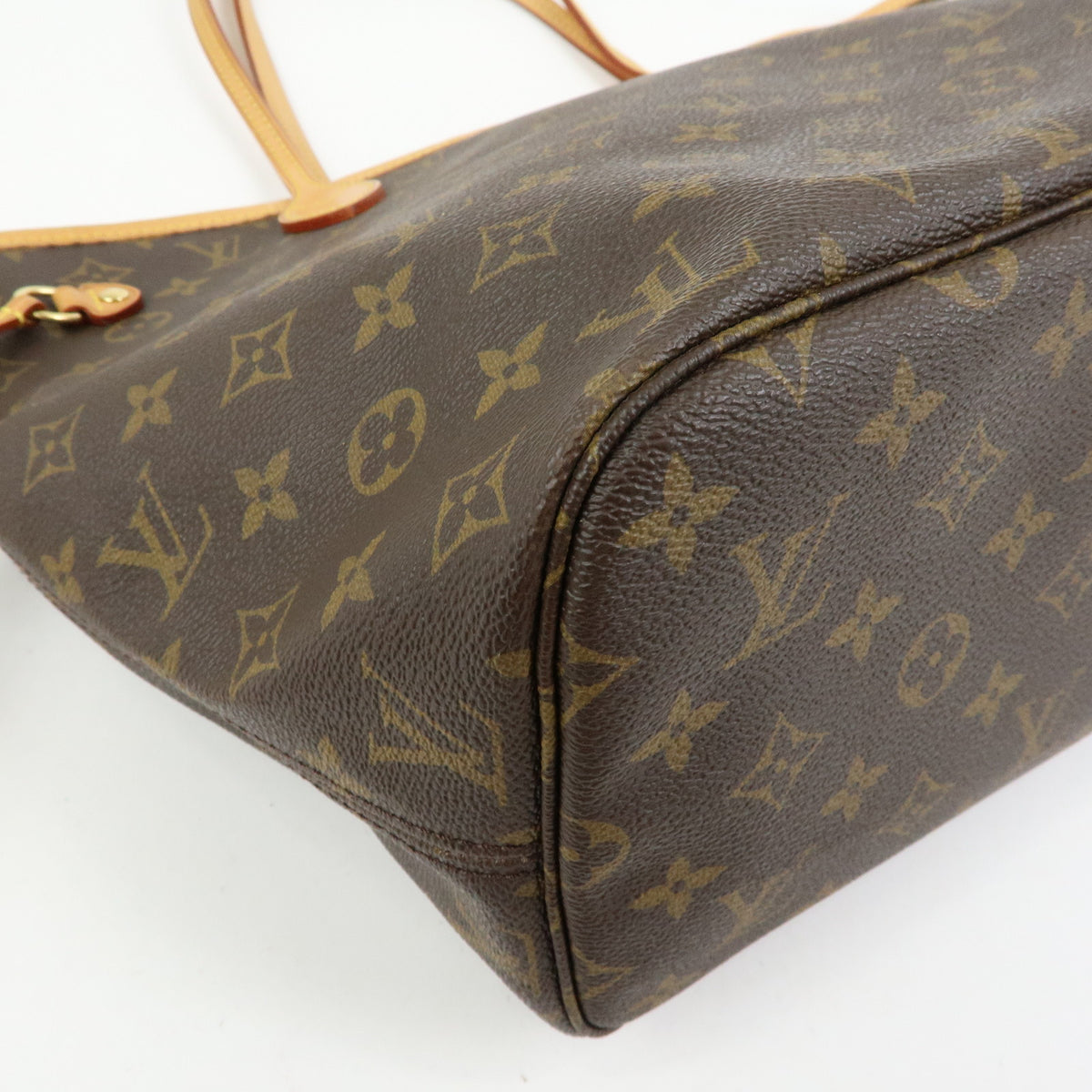 Louis Vuitton Monogram Neverfull MM Tote Shoulder Bag Brown M40156