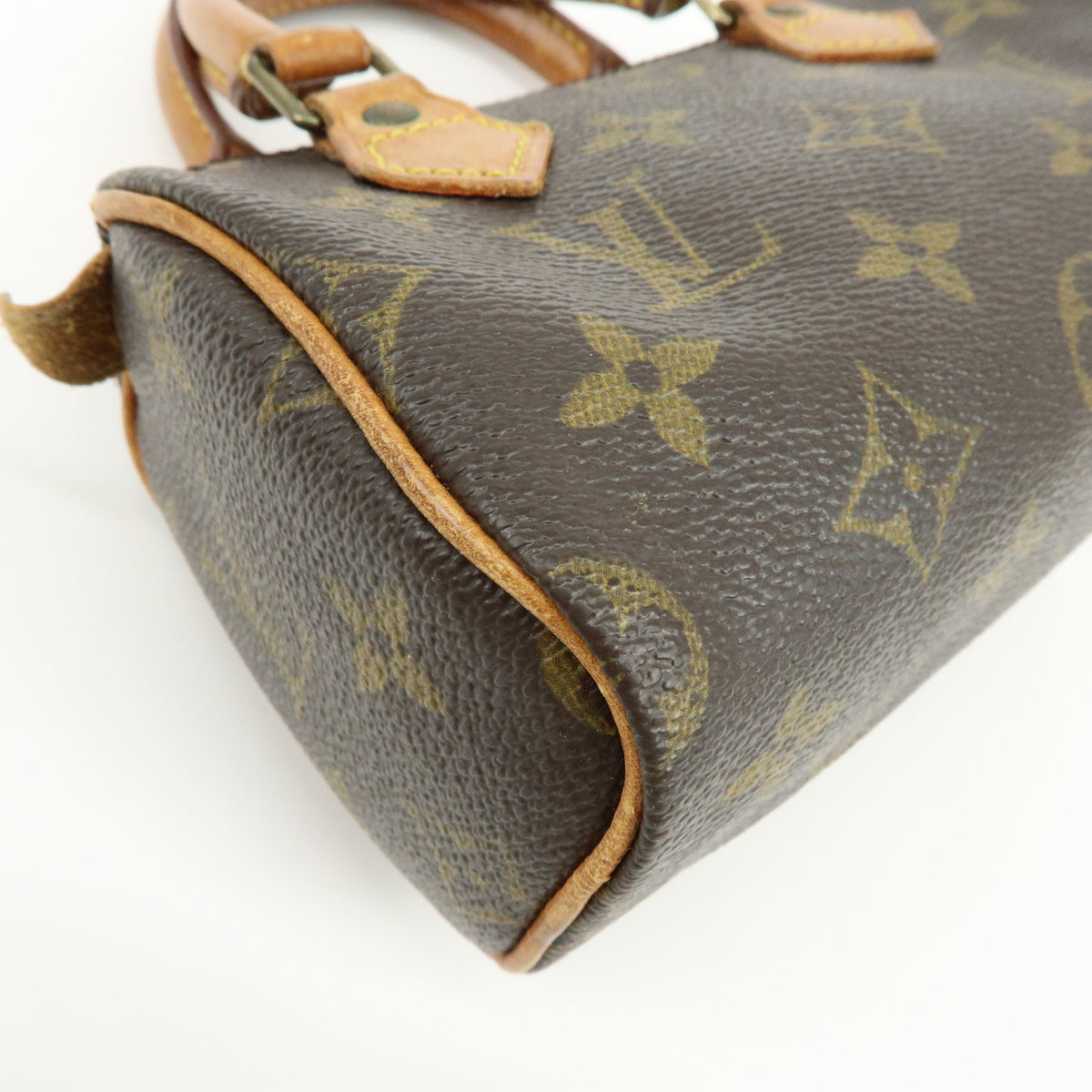 Louis Vuitton Monogram Mini Speedy Hand Bag and Strap M41534 J52315 Lot