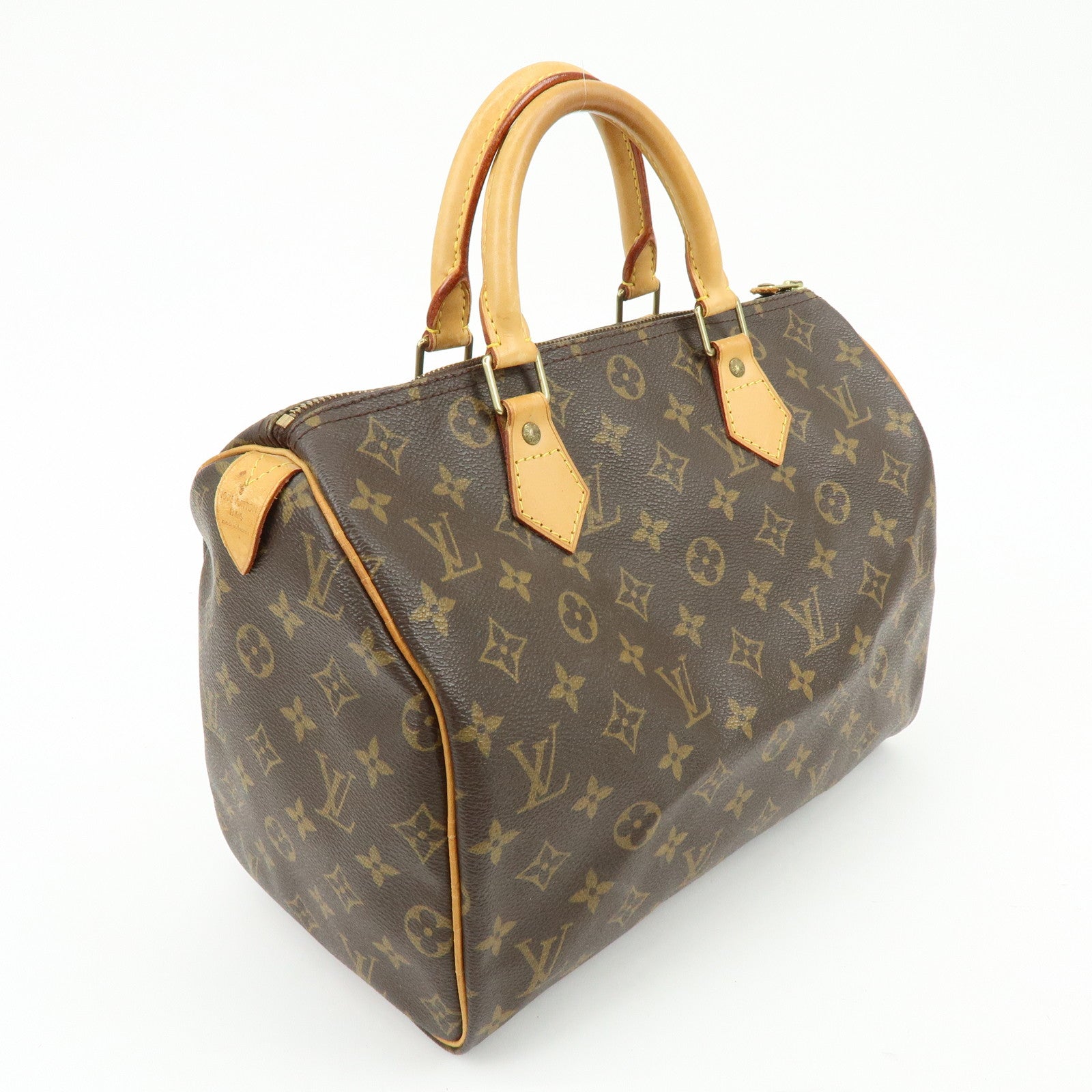 Louis Vuitton Monogram Speedy 30 Boston Bag Hand Bag Brown M41526