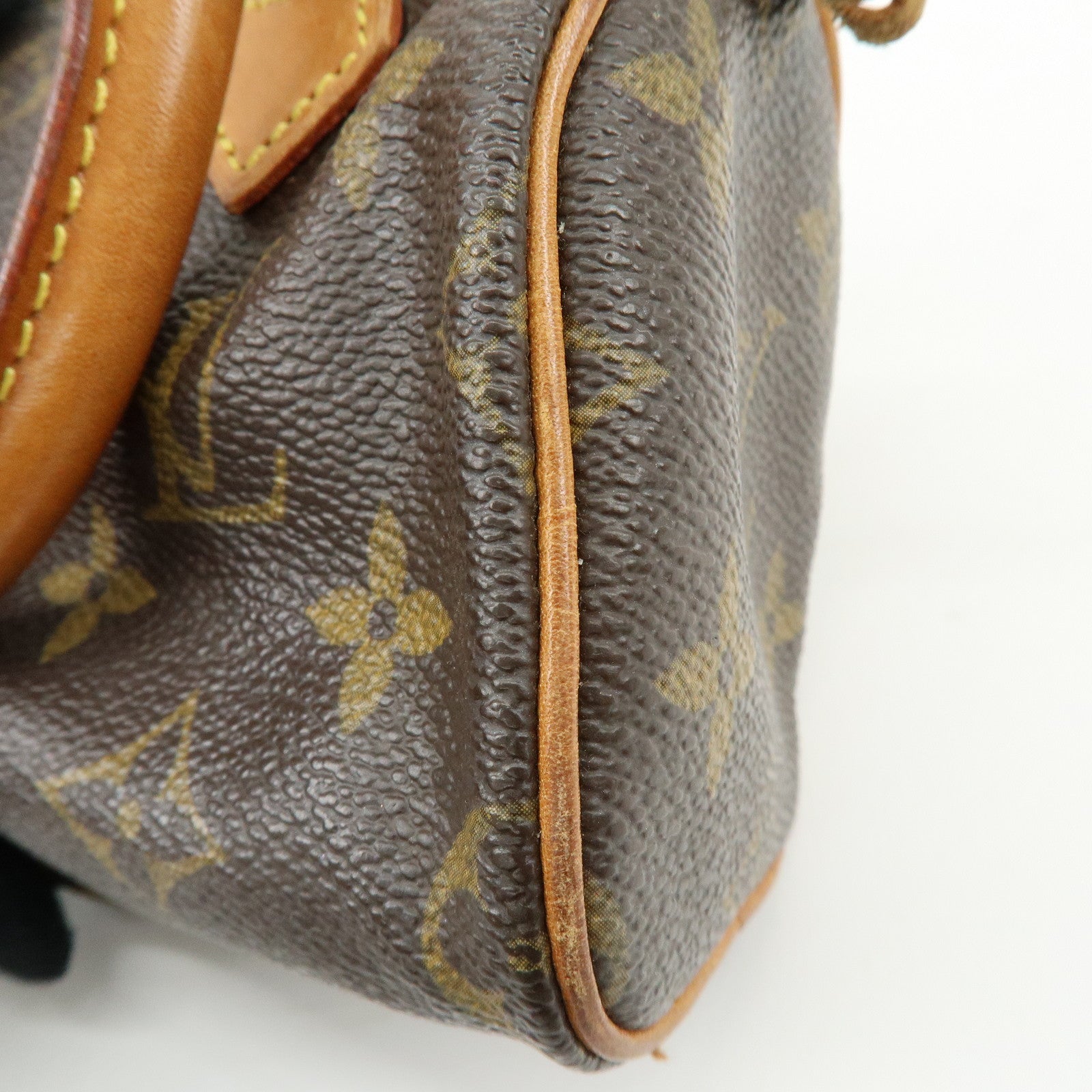 Louis Vuitton Monogram Canvas Mini Speedy Hand Bag & Strap M41534
