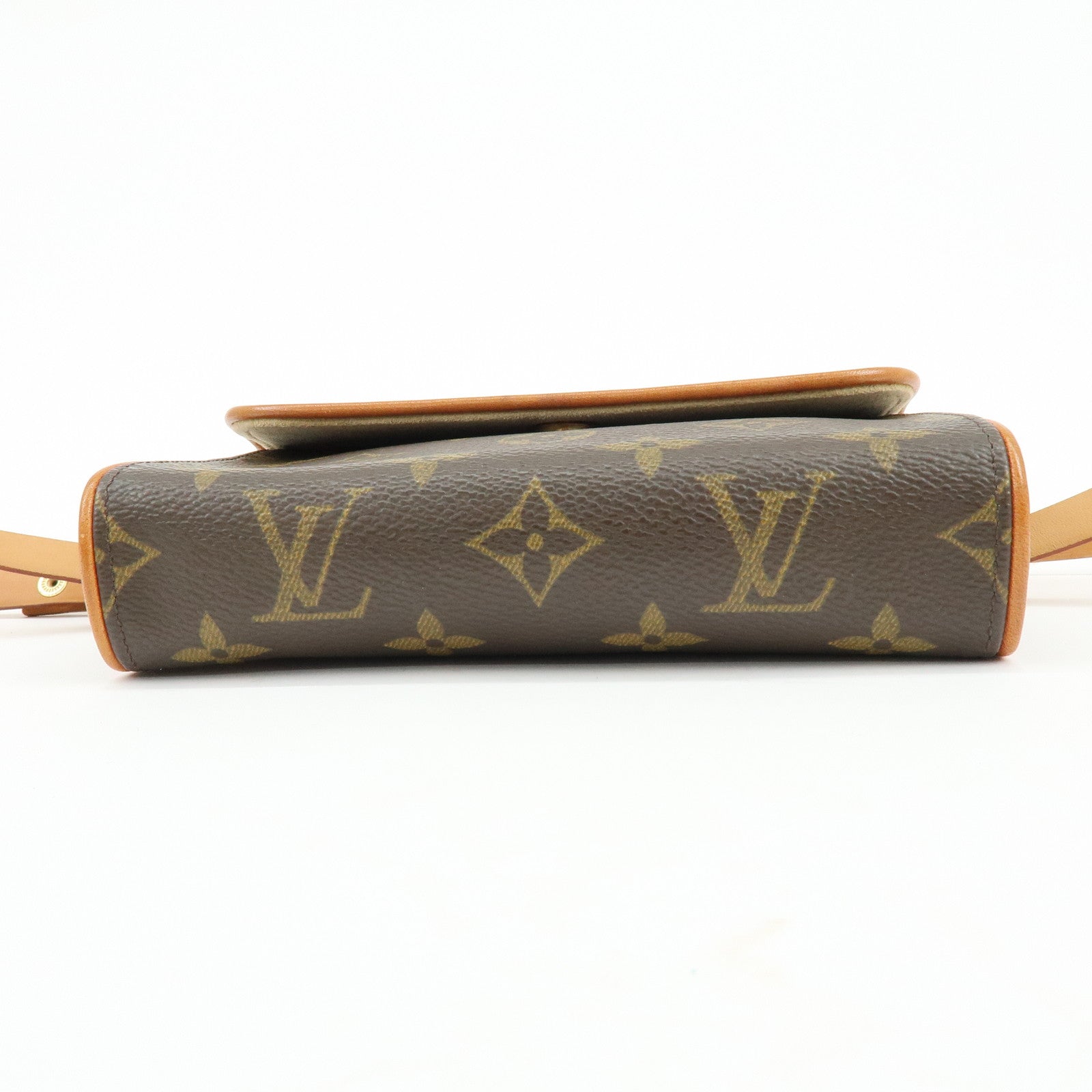 Louis Vuitton Monogram Pochette Florentine Waist Bag Belt XS M51855