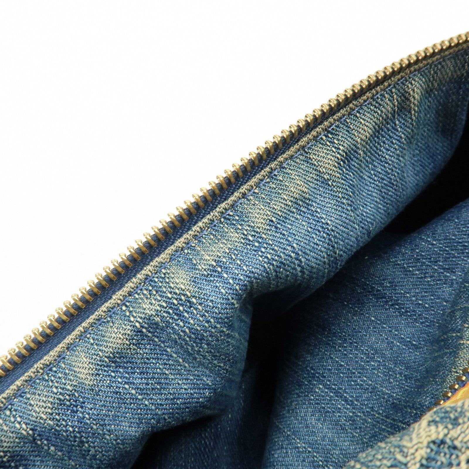 Louis Vuitton Monogram Denim Baggy PM 2Way Bag Shoulder Bag M95049