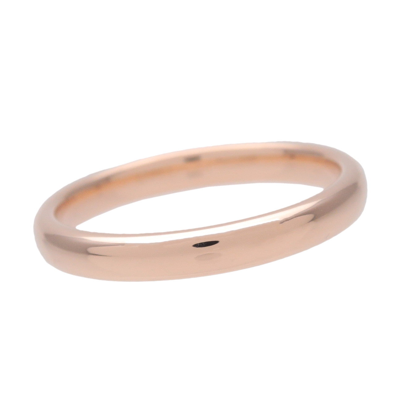 Tiffany & Co Forever Wedding Ring Classic Band Ring K18 750PG US4