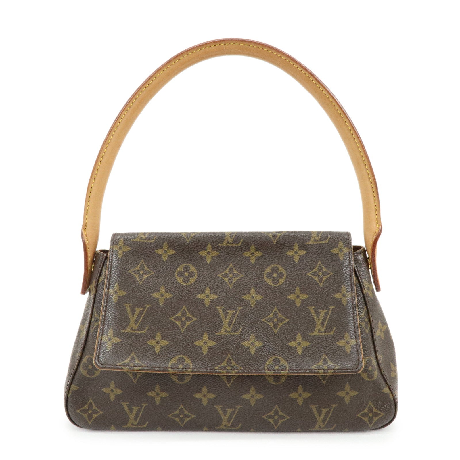 Louis Vuitton Monogram Mini Looping Canvas Shoulder Bag Hand Bag M51147
