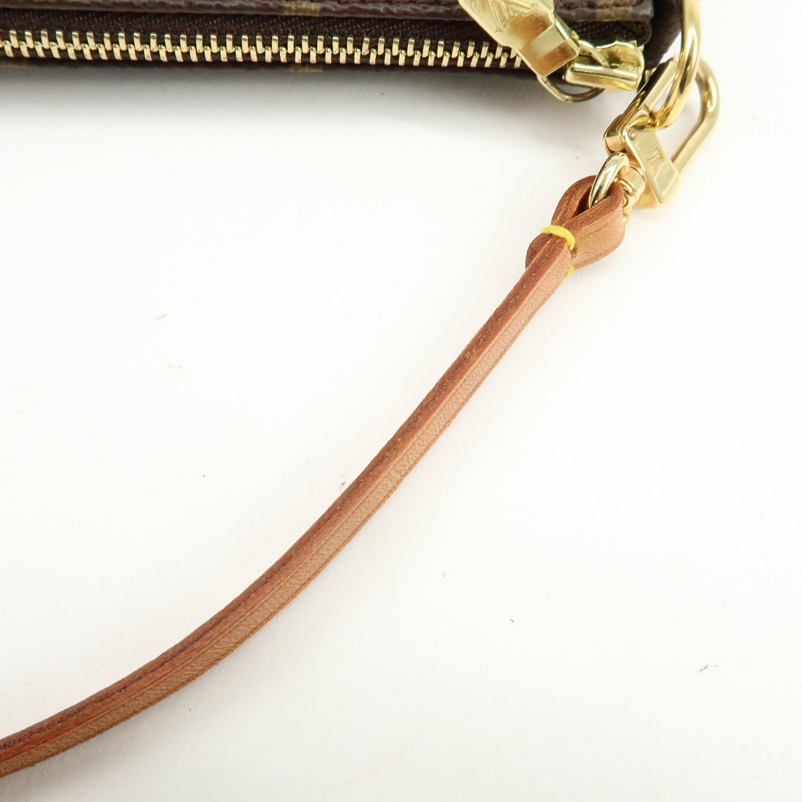 Louis Vuitton Monogram Pochette Accessoires Hand Bag Brown M51980