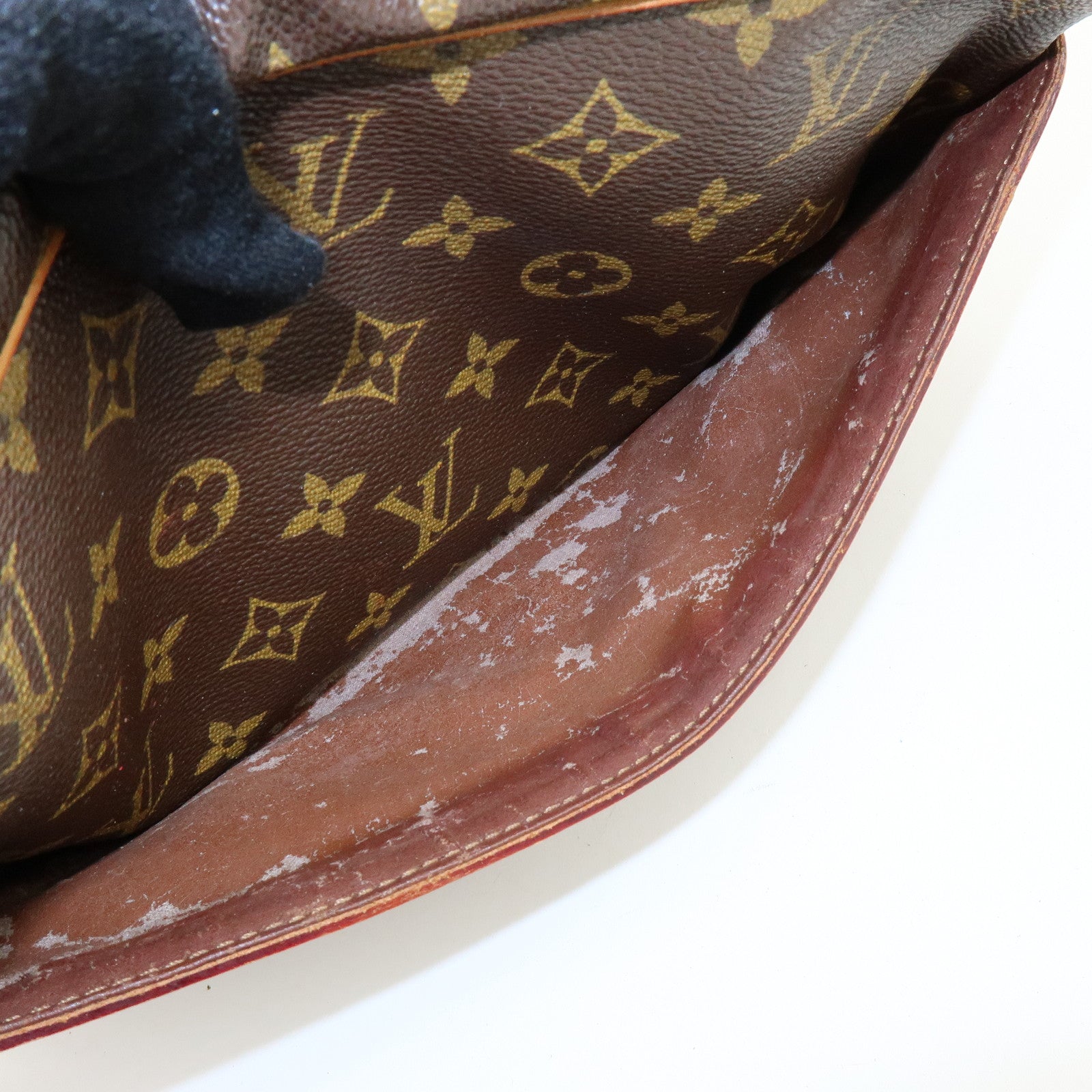 Louis Vuitton Monogram Compiegne 28 Pouch Clutch Bag Brown M51845
