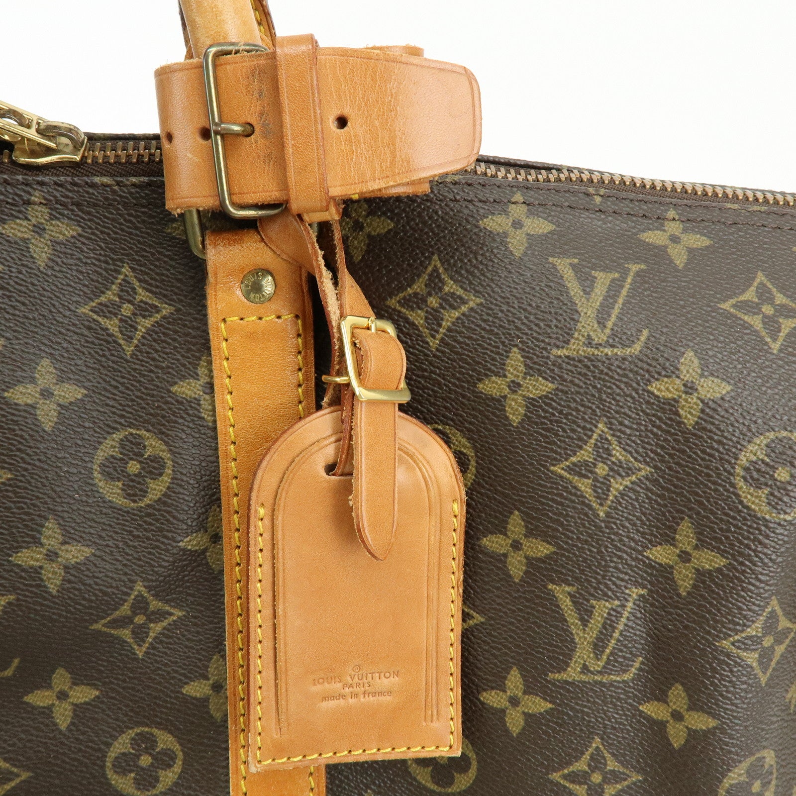 Louis Vuitton Monogram Keep All 60 Boston Bag Brown M41422