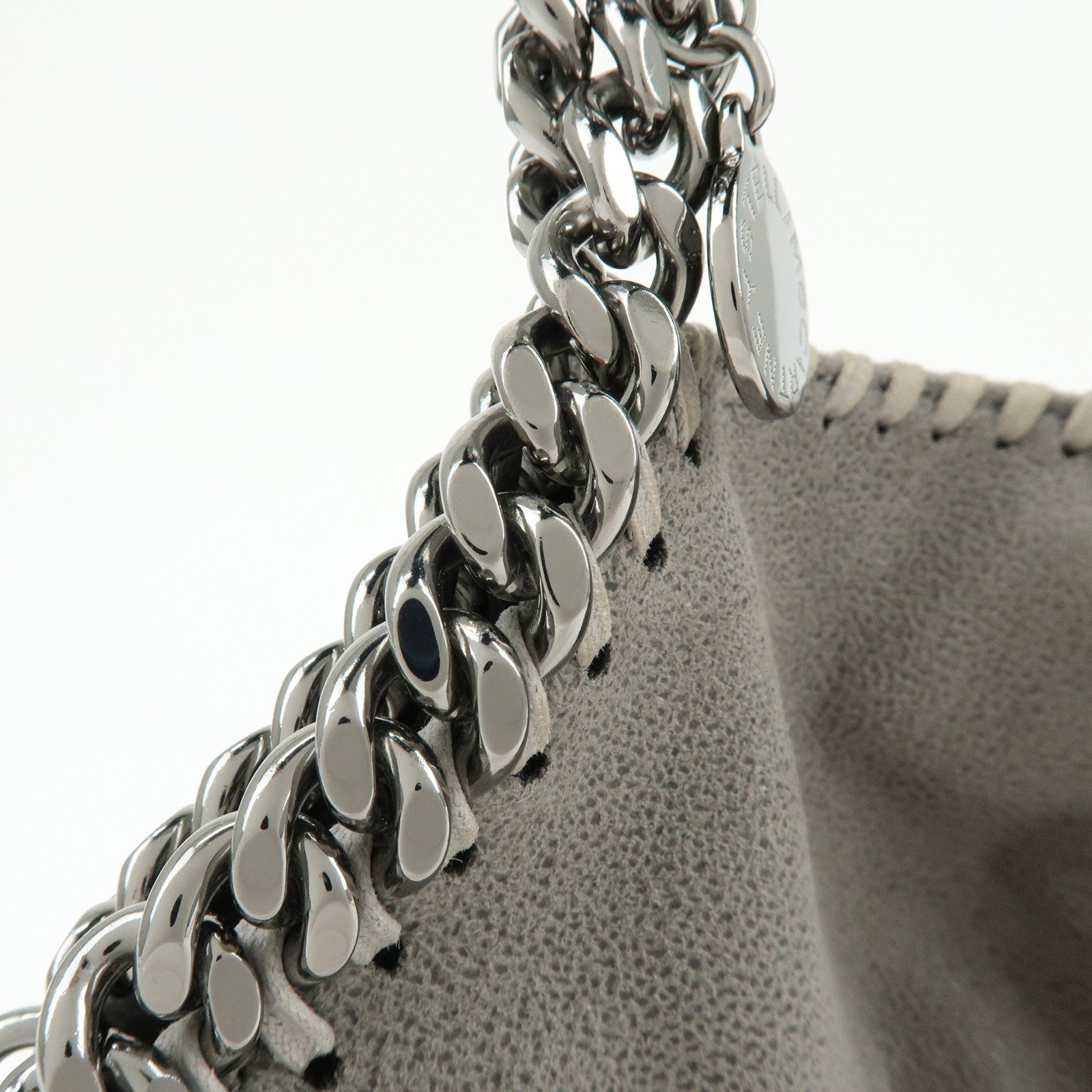 STELLA MCCARTNEY Falabella Faux Leather 2Way Bag Grey 371223