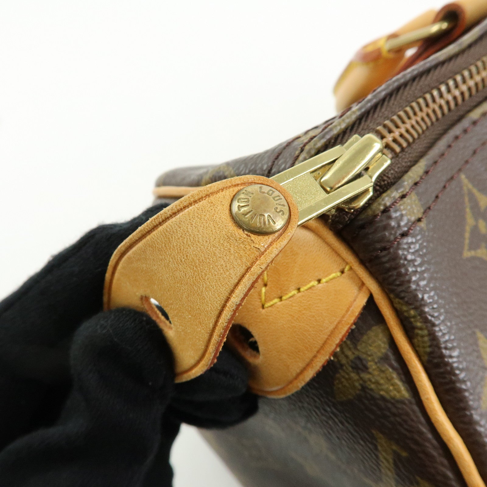 Louis Vuitton Monogram Speedy 30 Boston Bag Hand Bag Brown M41526