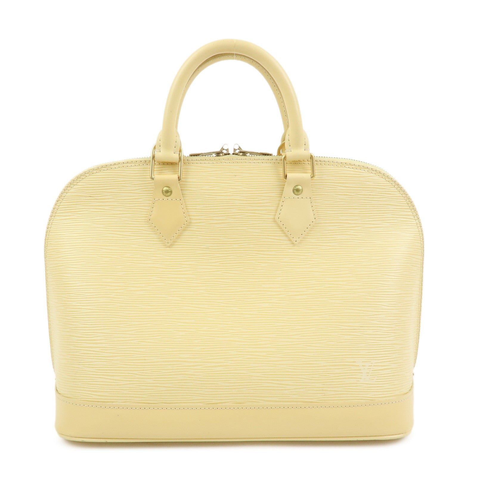 Louis Vuitton Alma Epi Leather Hand Bag Vanilla M5214A
