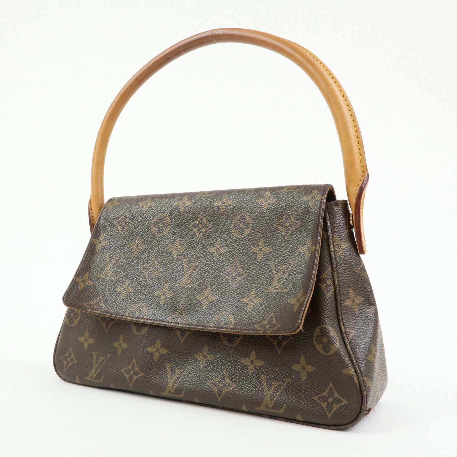 Louis Vuitton Monogram Mini Looping Shoulder Bag Brown M51147