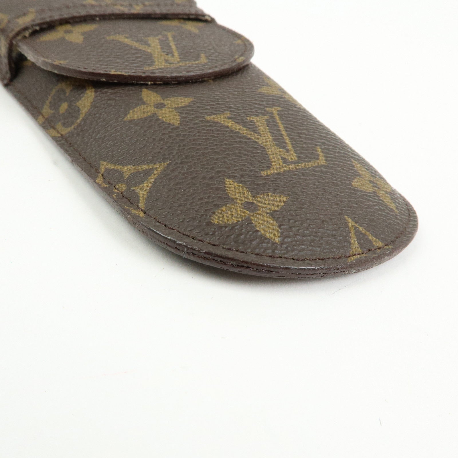 Louis Vuitton Monogram Set of 2 Glasses Case Brown M62962 M62970