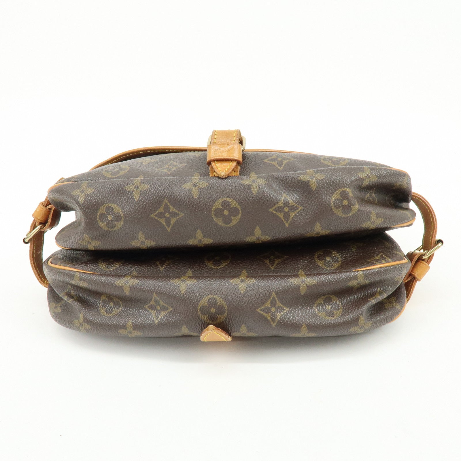 Louis Vuitton Monogram Saumur 30 Canvas Shoulder Bag Brown M42256
