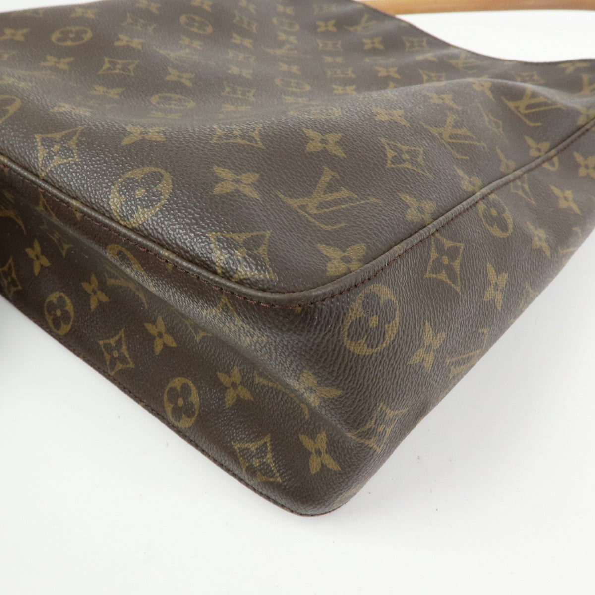 Louis Vuitton Monogram Looping GM Shoulder Bag Brown M51145