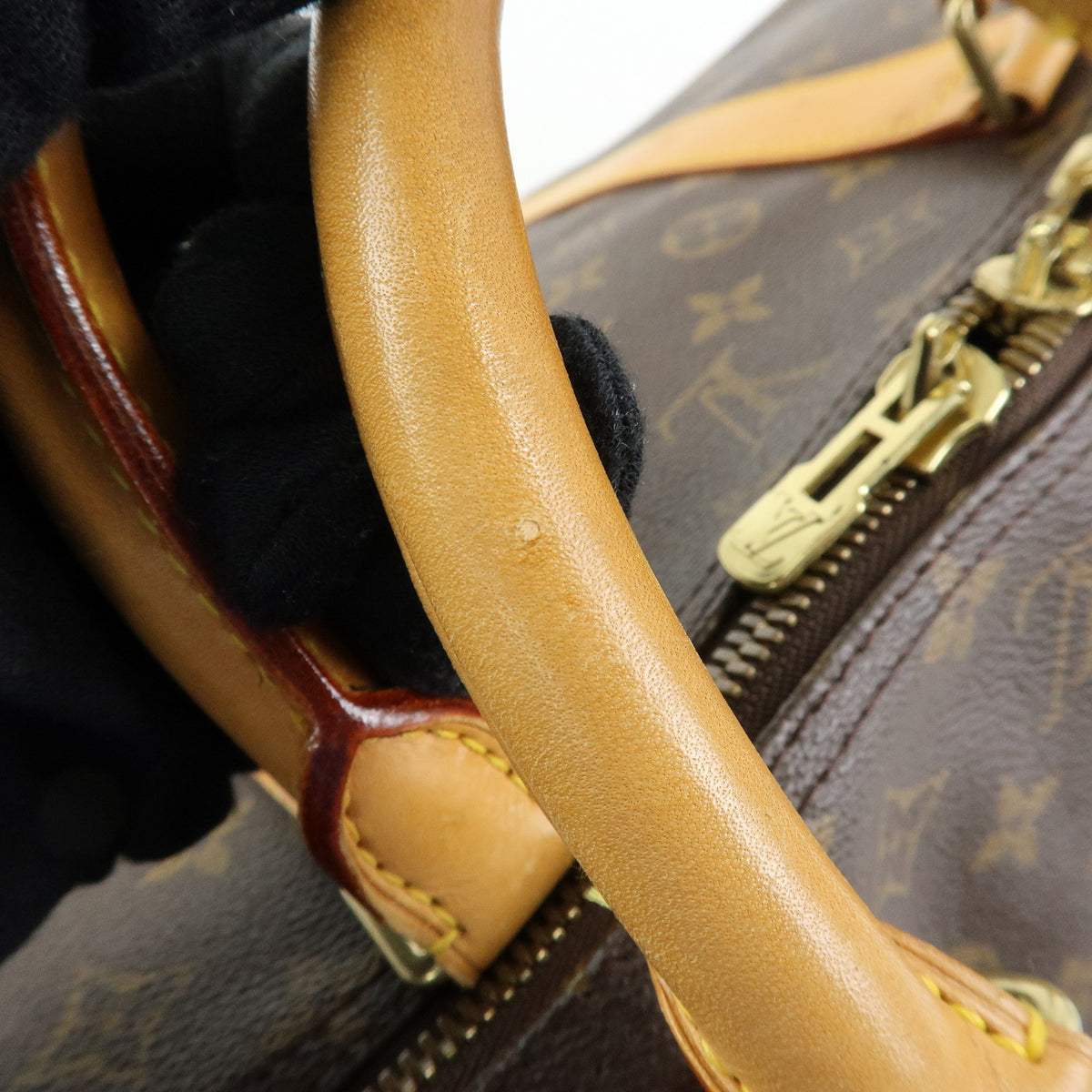 Louis Vuitton Monogram Keep All 60 Boston Bag Brown M41422