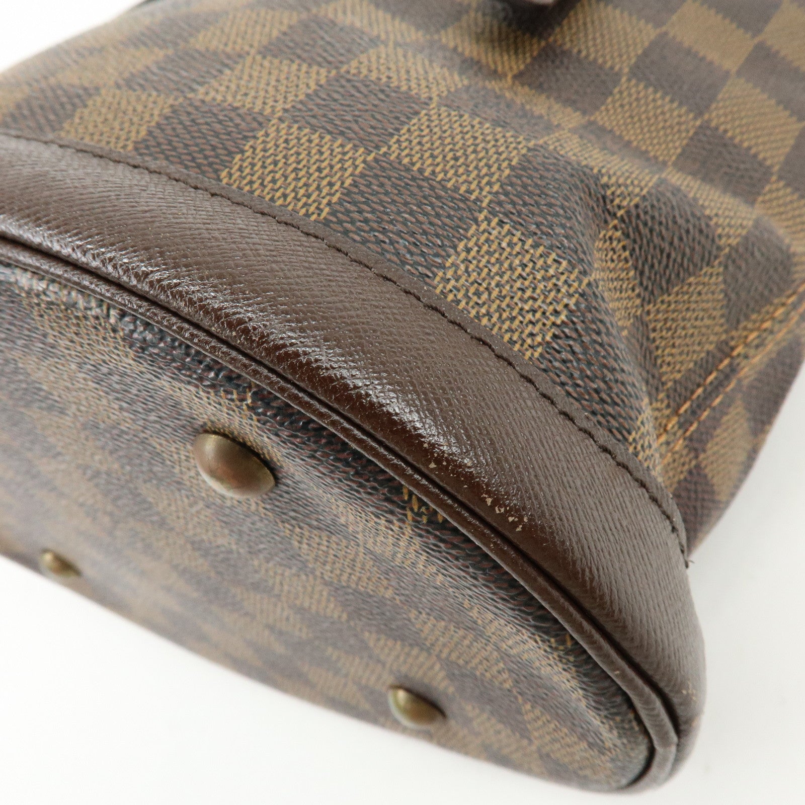 Louis Vuitton Damier Ebene Male Tote Bag Hand Bag Brown N42240