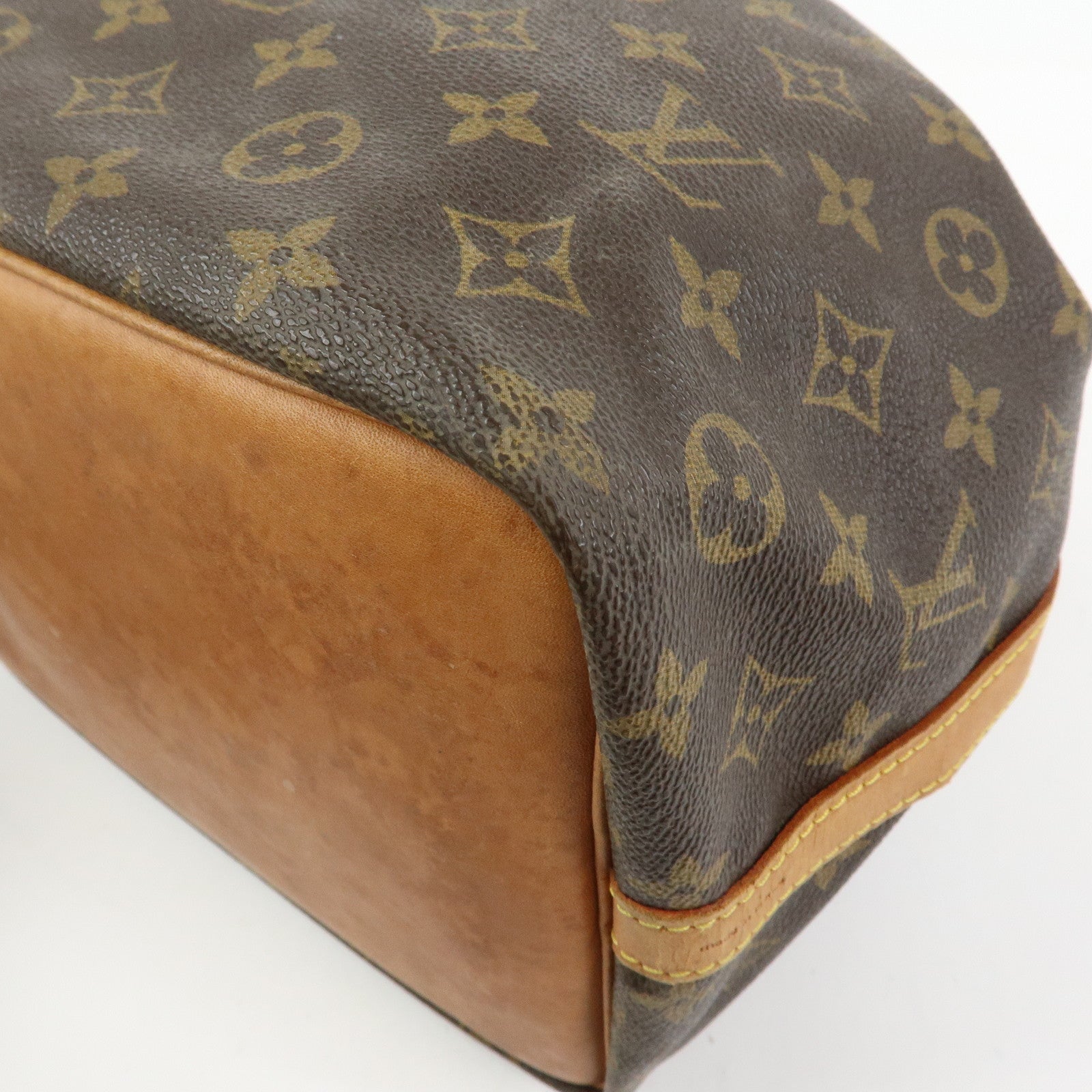 Louis Vuitton Monogram Petit Noe Shoulder Bag Brown M42226