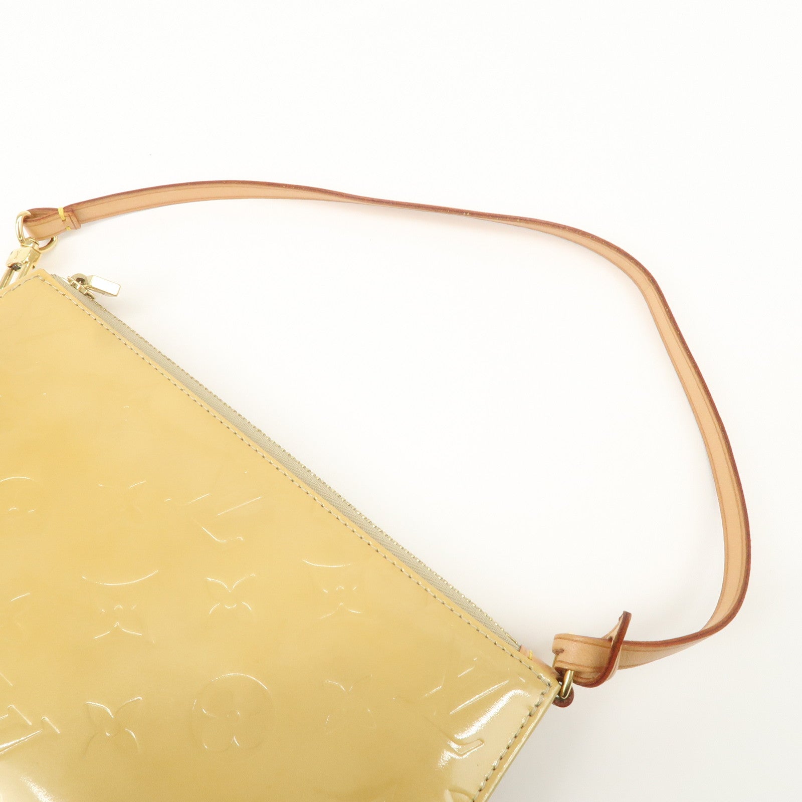 Louis Vuitton Monogram Vernis Lexington Accessoires Pouch Beige M91010 Used