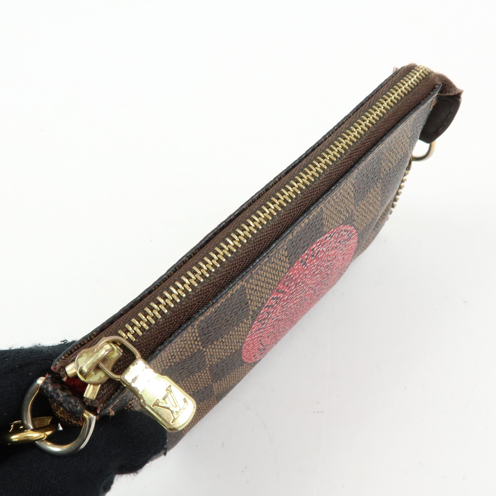 Louis Vuitton Damier T&B Mini Pochette Accessoires Pouch Brown N58011