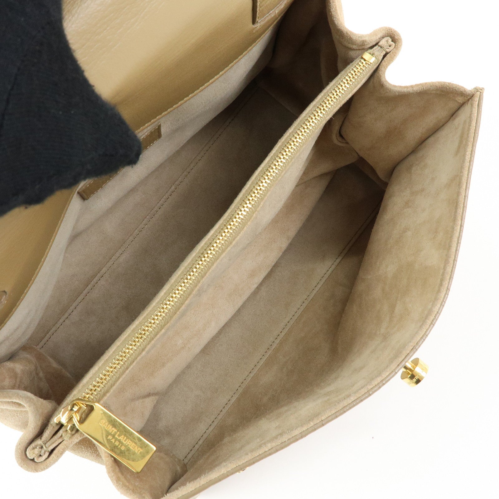 SAINT LAURENT PARIS Muse Two Leather Suede 2Way Bag Hand Bag 368229