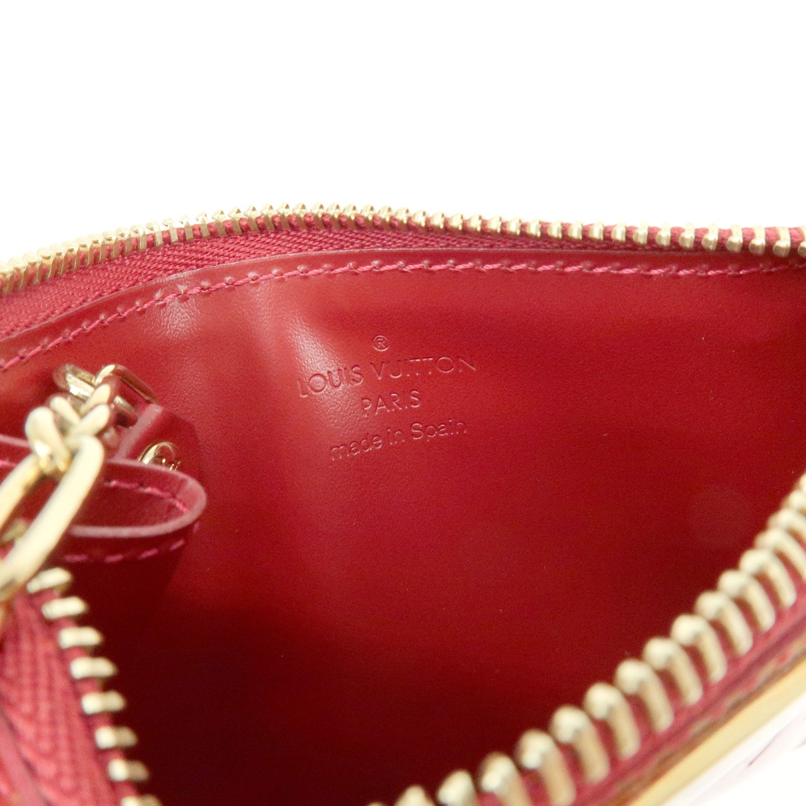 Louis Vuitton Monogram Vernis Pochette Cles NM Coin Case M93559