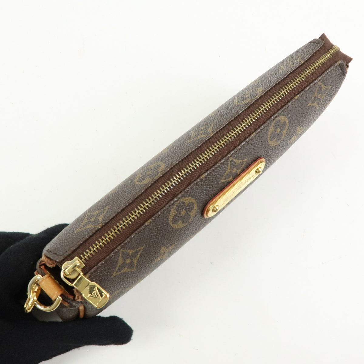 Louis Vuitton Monogram Eva 2Way Chain Shoulder Bag Pouch Brown M95567