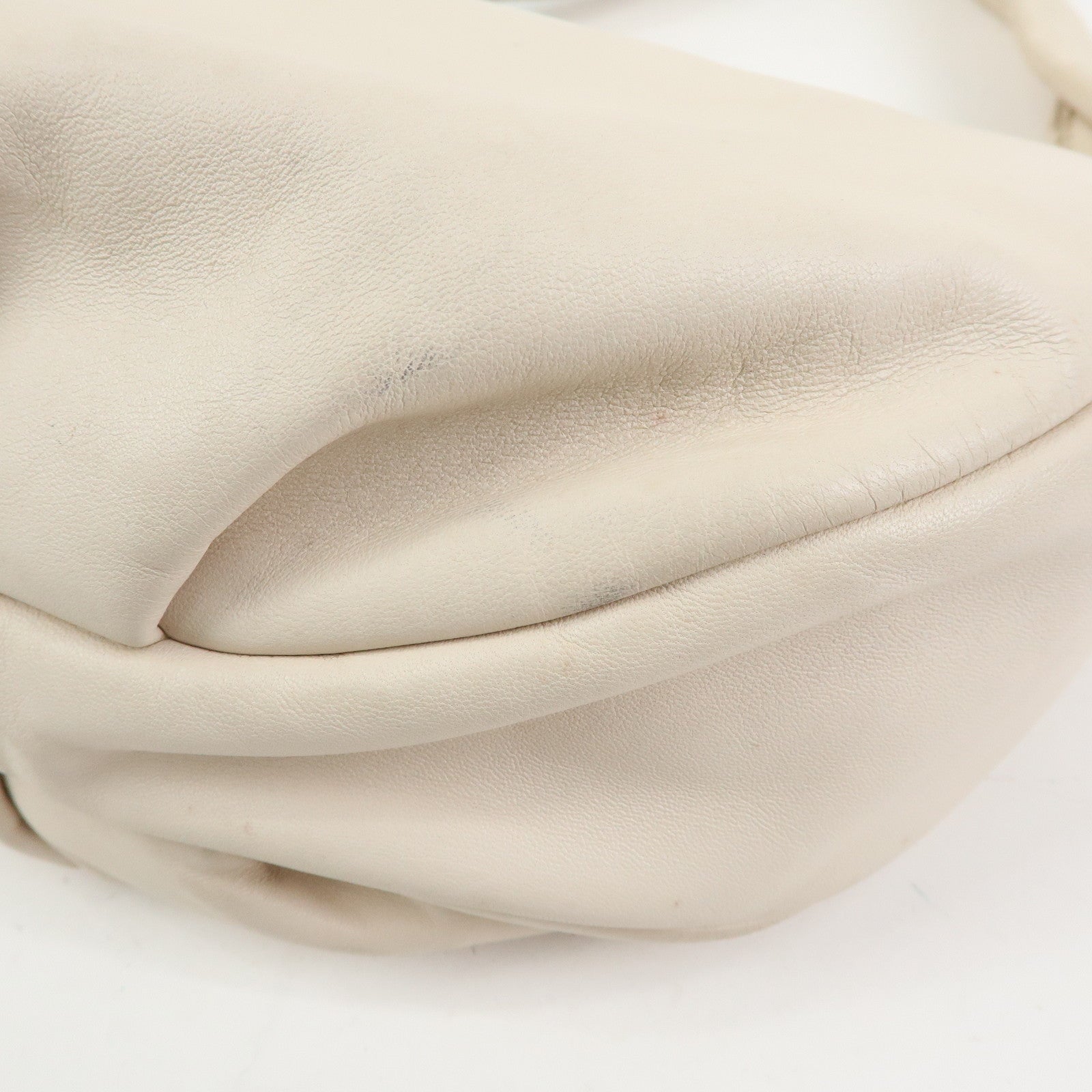 LOEWE Anagram Nappa Leather Hand Bag Shoulder Bag Ivory